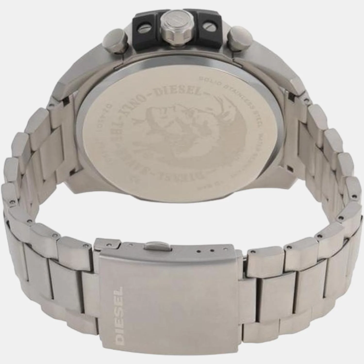 Mega Chief Men Quartz Silver Dial Chronograph Stainless Steel Watch DZ4501 - Image 3