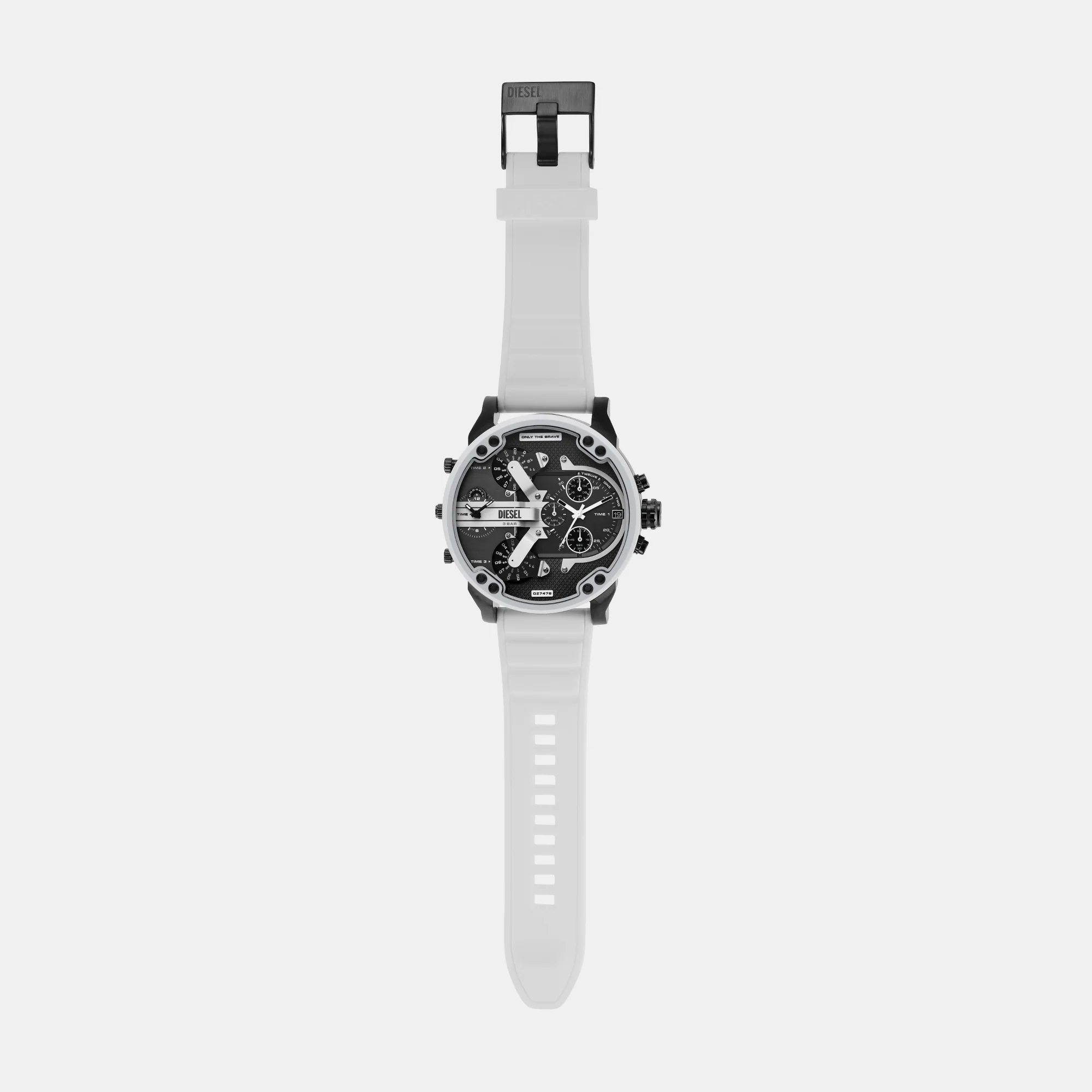 Mr. Daddy 2.0 Men Quartz Grey Dial Chronograph Silicone Watch DZ7478 - Image 8