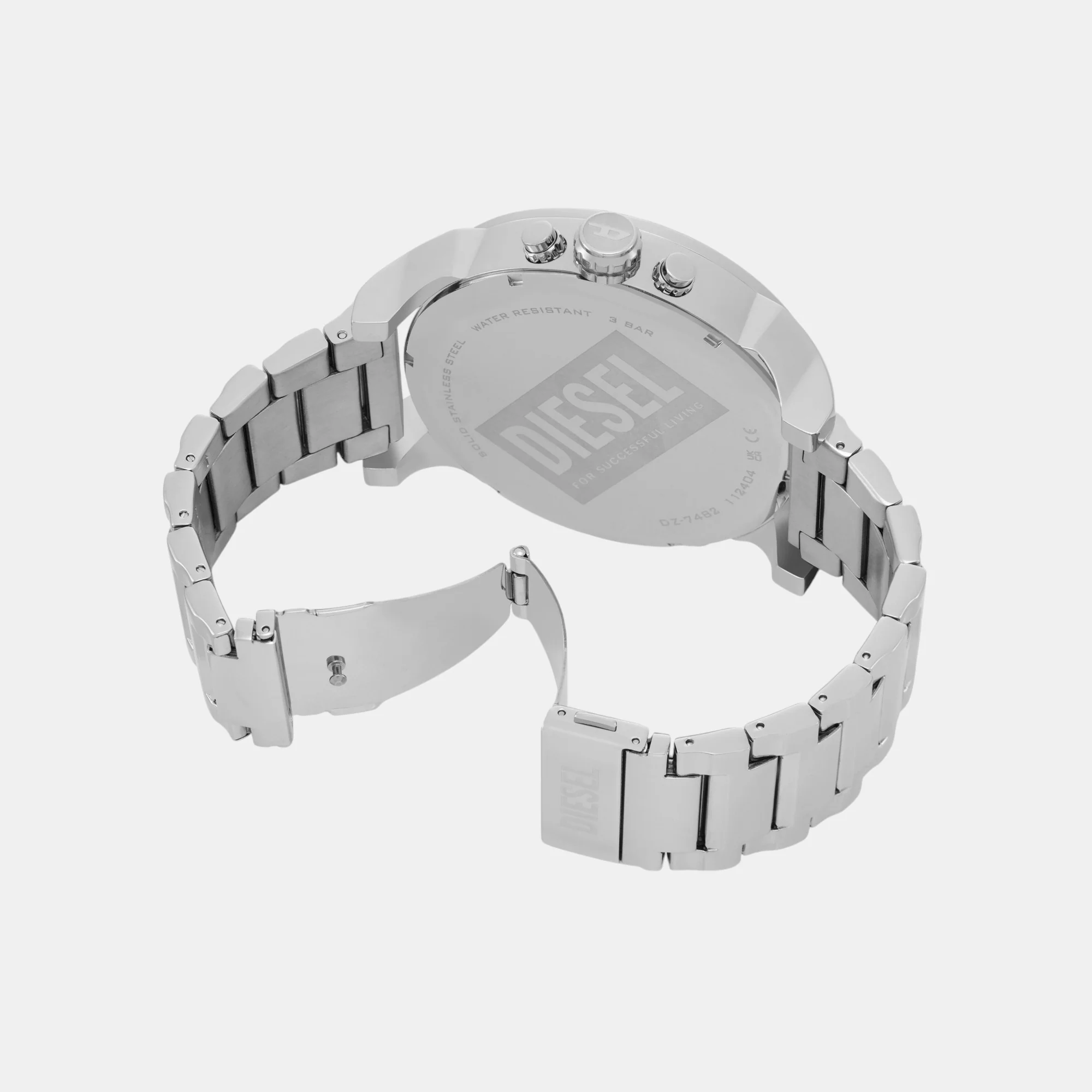Mr. Daddy 2.0 Men Quartz White Dial Chronograph Stainless Steel Watch DZ7482 - Image 6