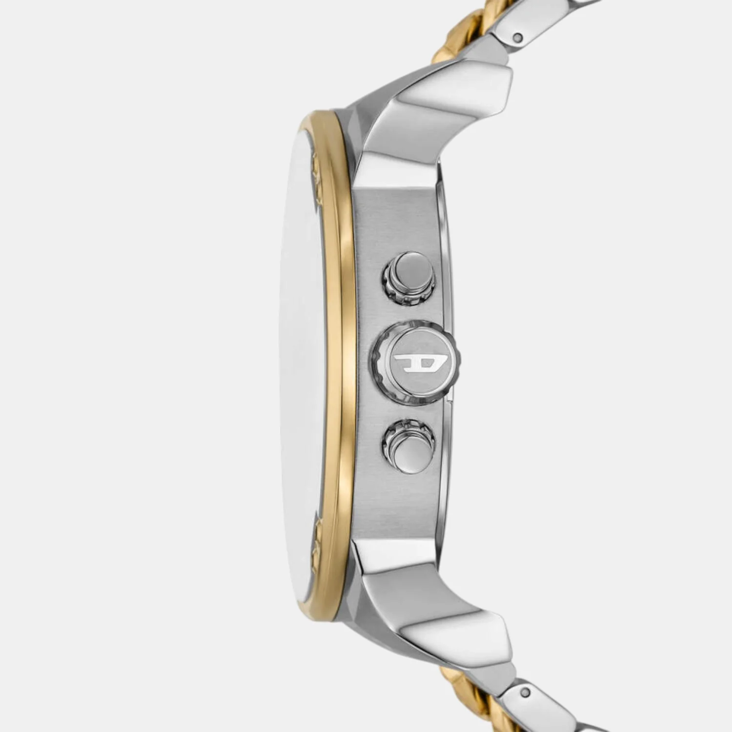 Mr. Daddy 2 Men Quartz Two Tone Dial Analog Stainless Steel Watch DZ7486 - Image 2