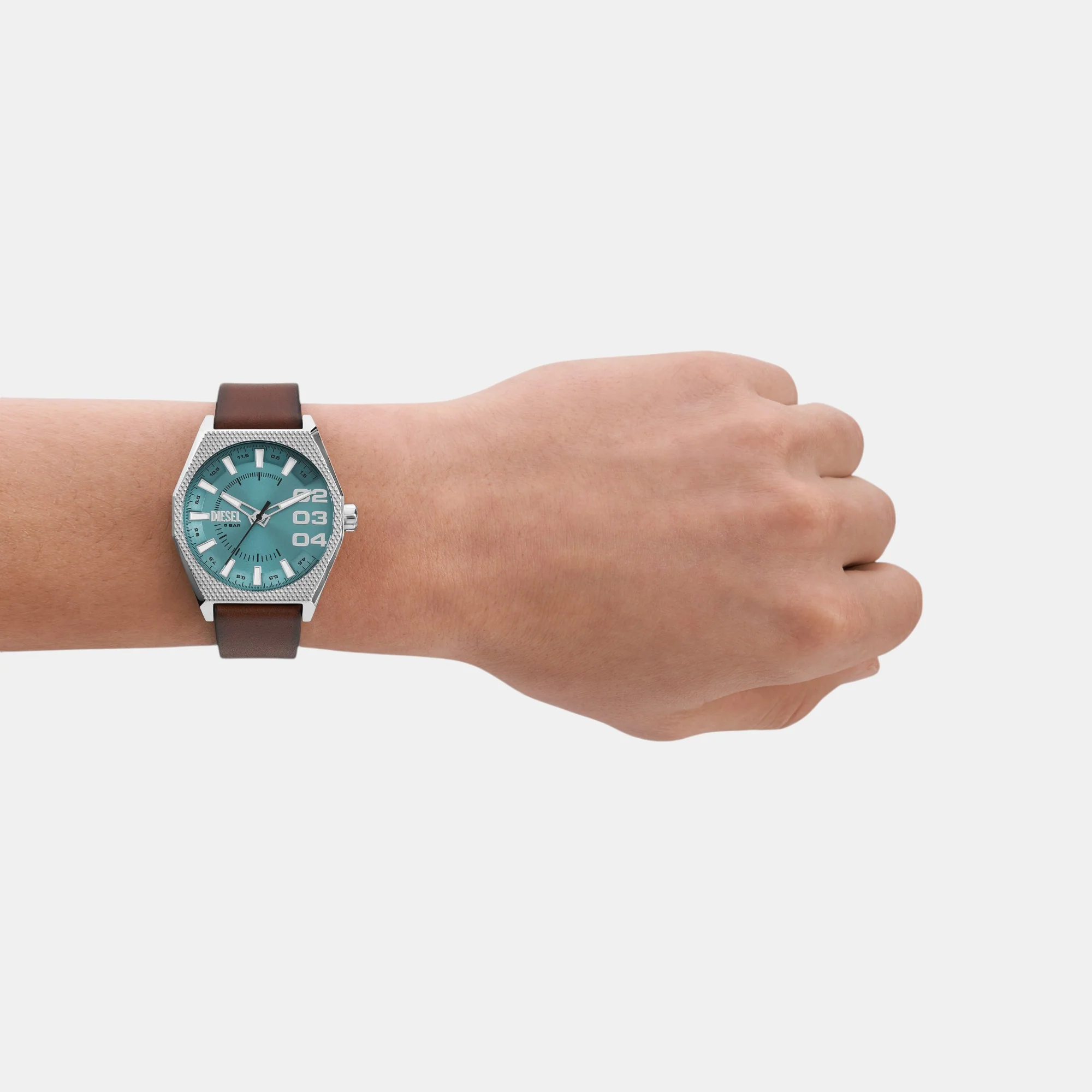 Scraper Men Quartz Blue Dial Analog Leather Watch DZ2174 - Image 9