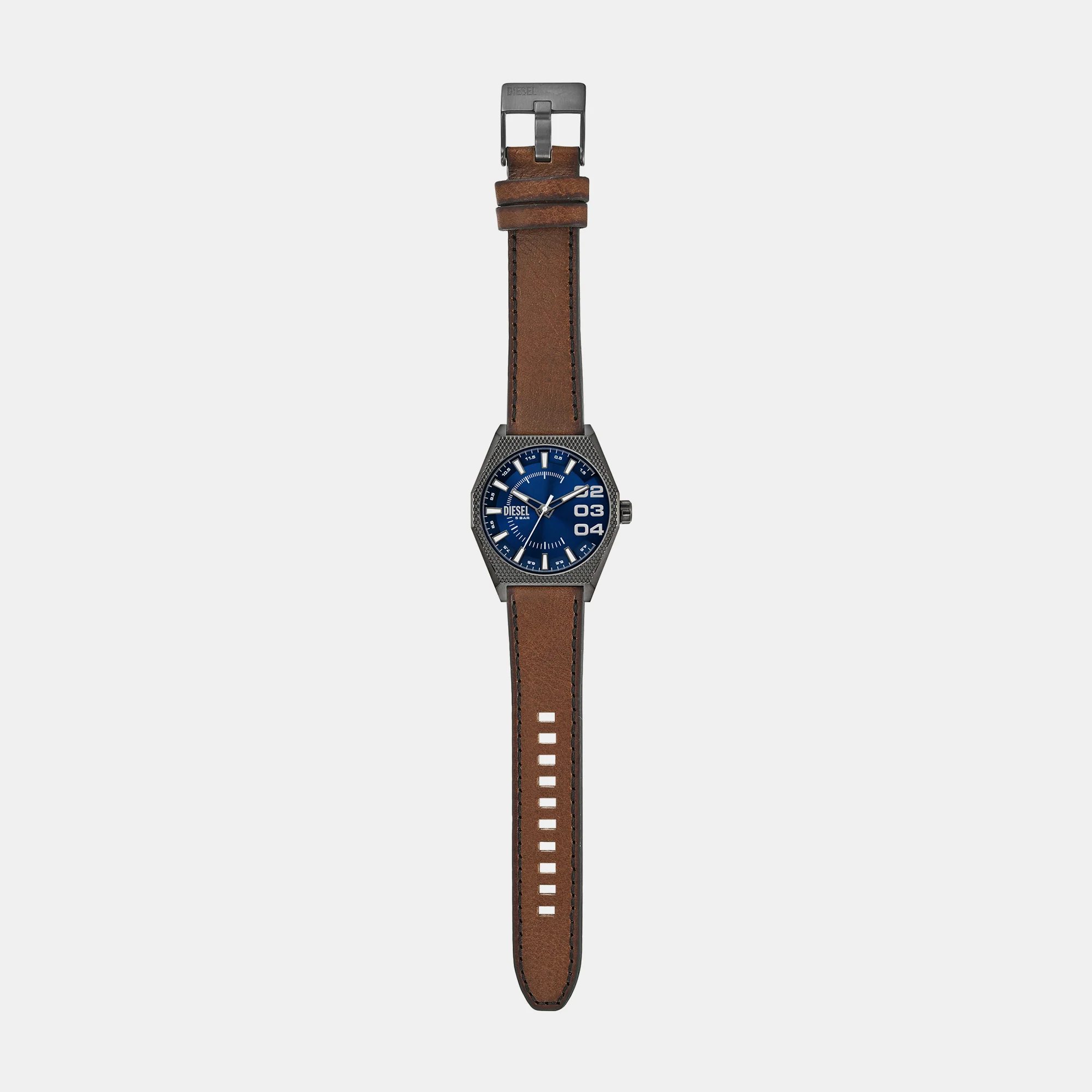 Scraper Men Quartz Blue Dial Analog Leather Watch DZ2189 - Image 9