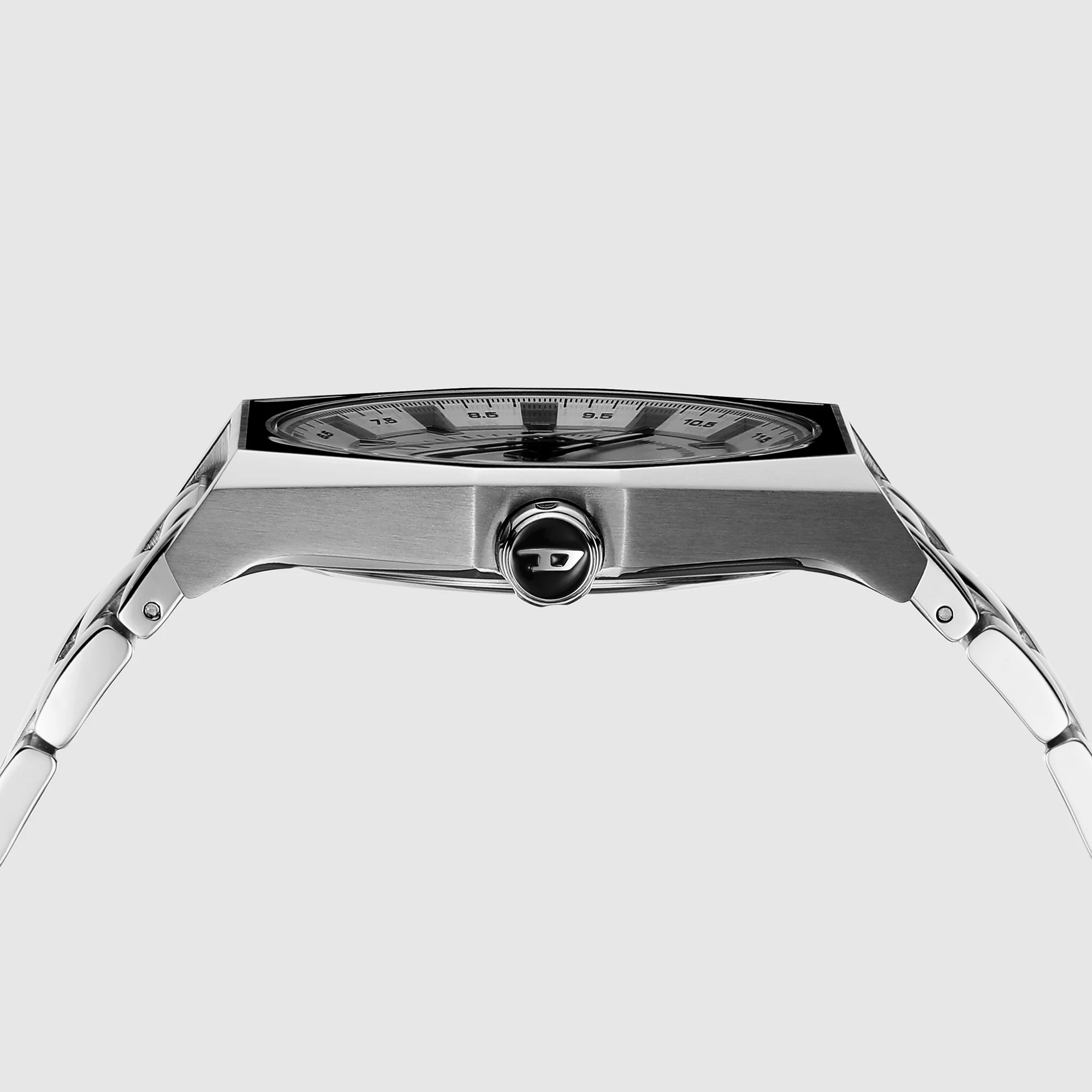 Scraper Men Quartz Silver Dial Analog Stainless Steel Watch DZ2195 - Image 2