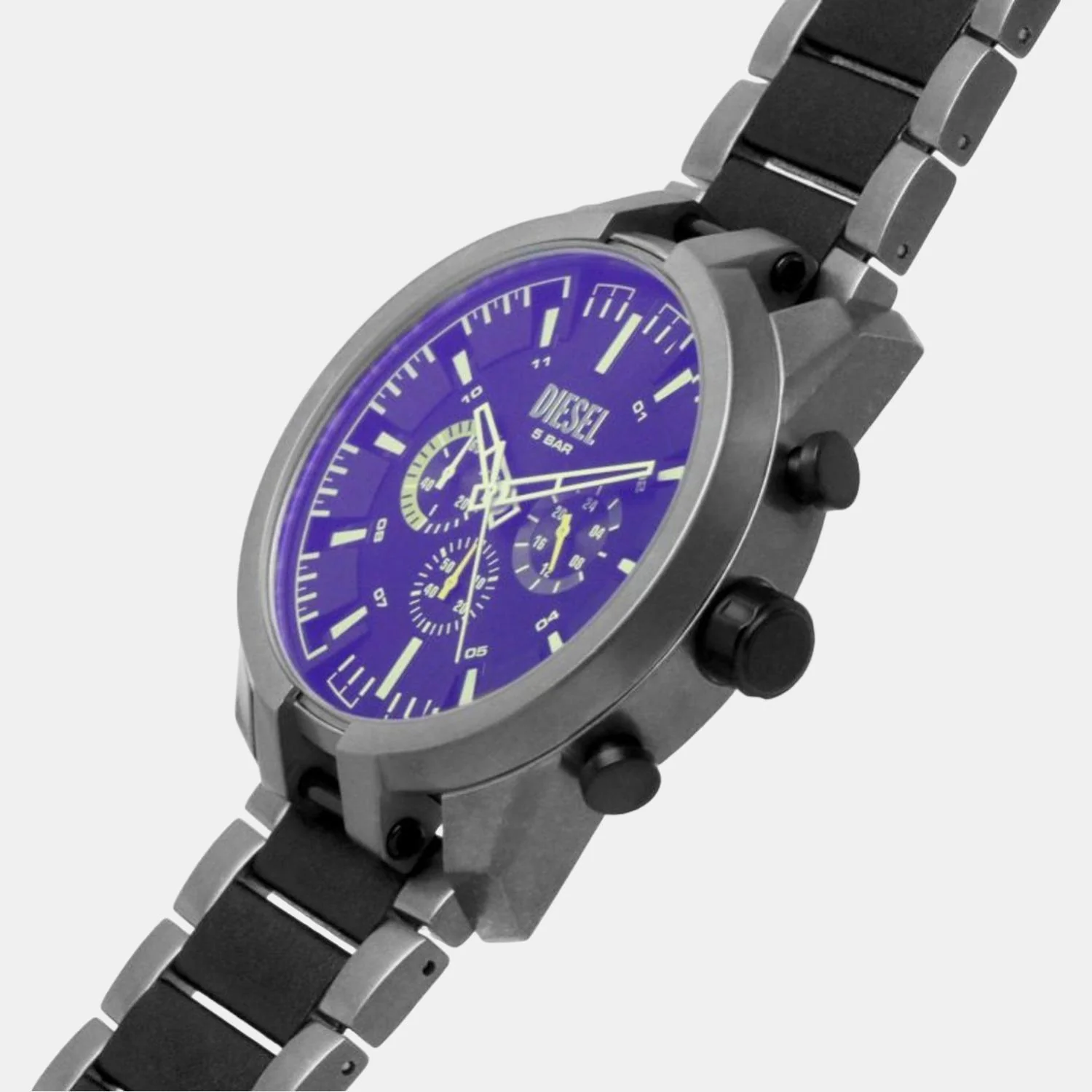 Split Men Quartz Two Tone Dial Chronograph Stainless Steel Watch DZ4587 - Image 6
