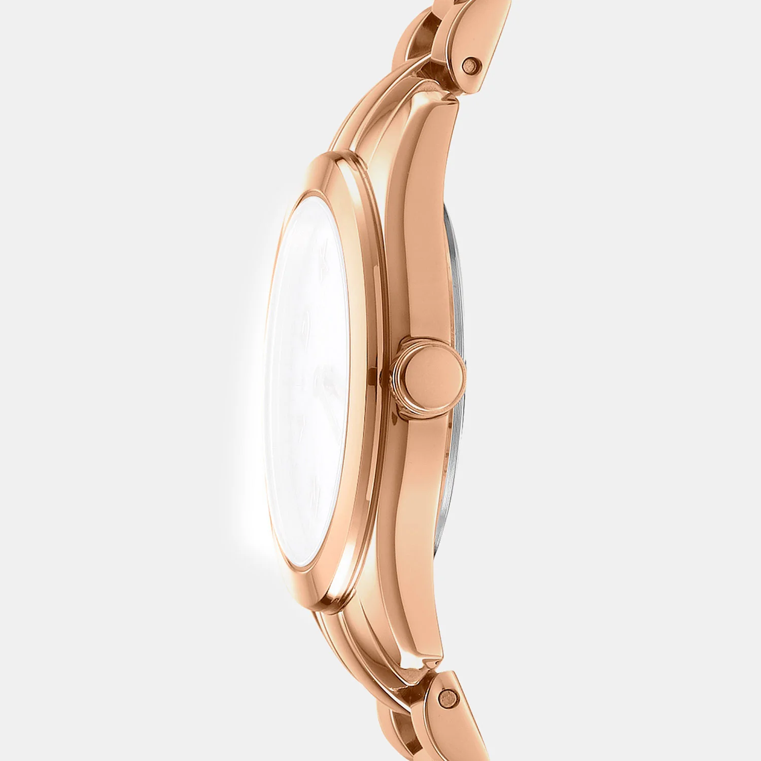 Astoria Logo Women Quartz White Mother Of Pearl Dial Analog Stainless Steel Watch DK1L033M0075 - Image 3