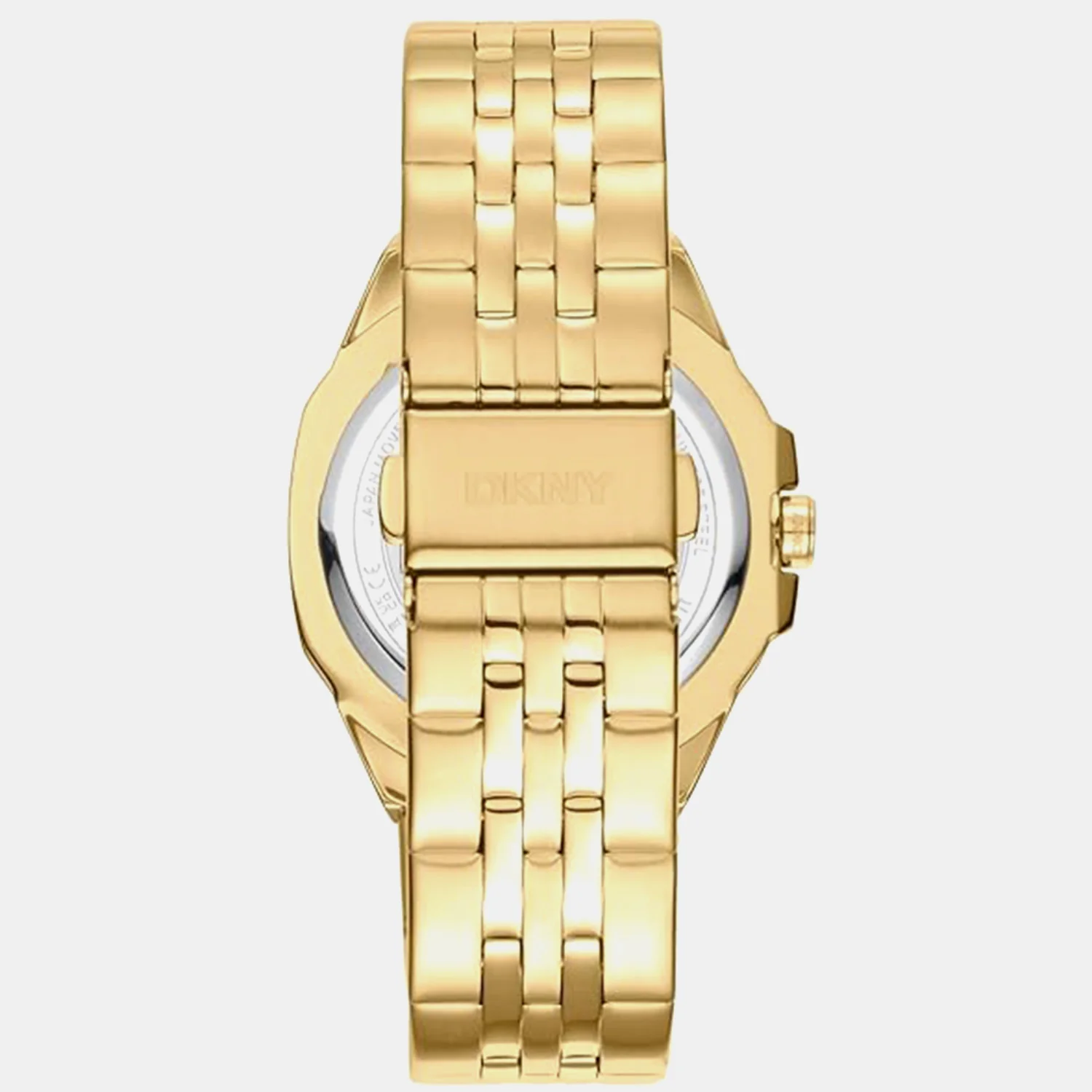 Brooklyn Maxi Women Quartz Champagne Dial Analog Stainless Steel Watch DK1L011M0045 - Image 3