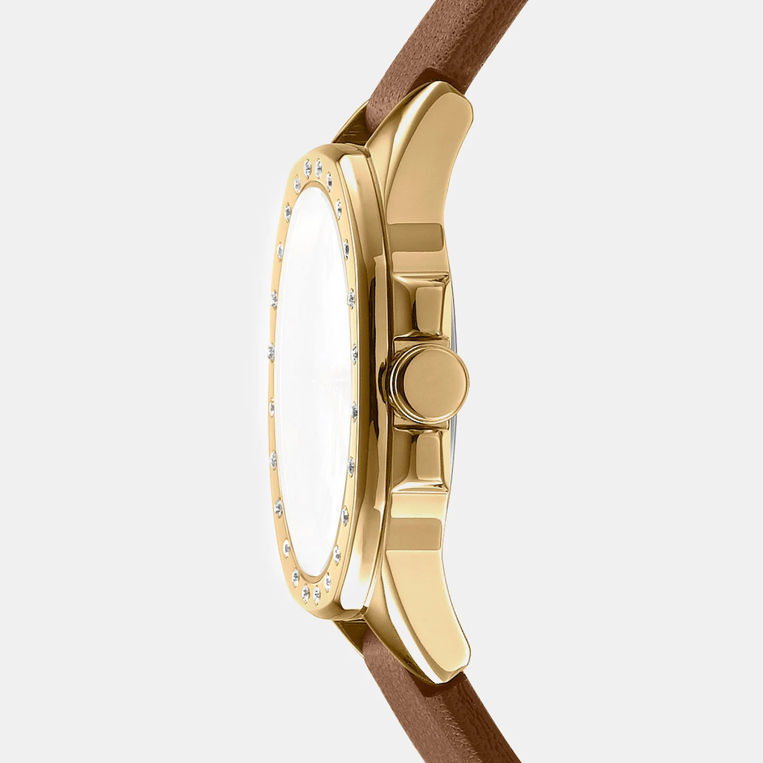 Brooklyn Mini Women Quartz Silver Dial Analog Leather Watch DK1L013L0025 - Image 3