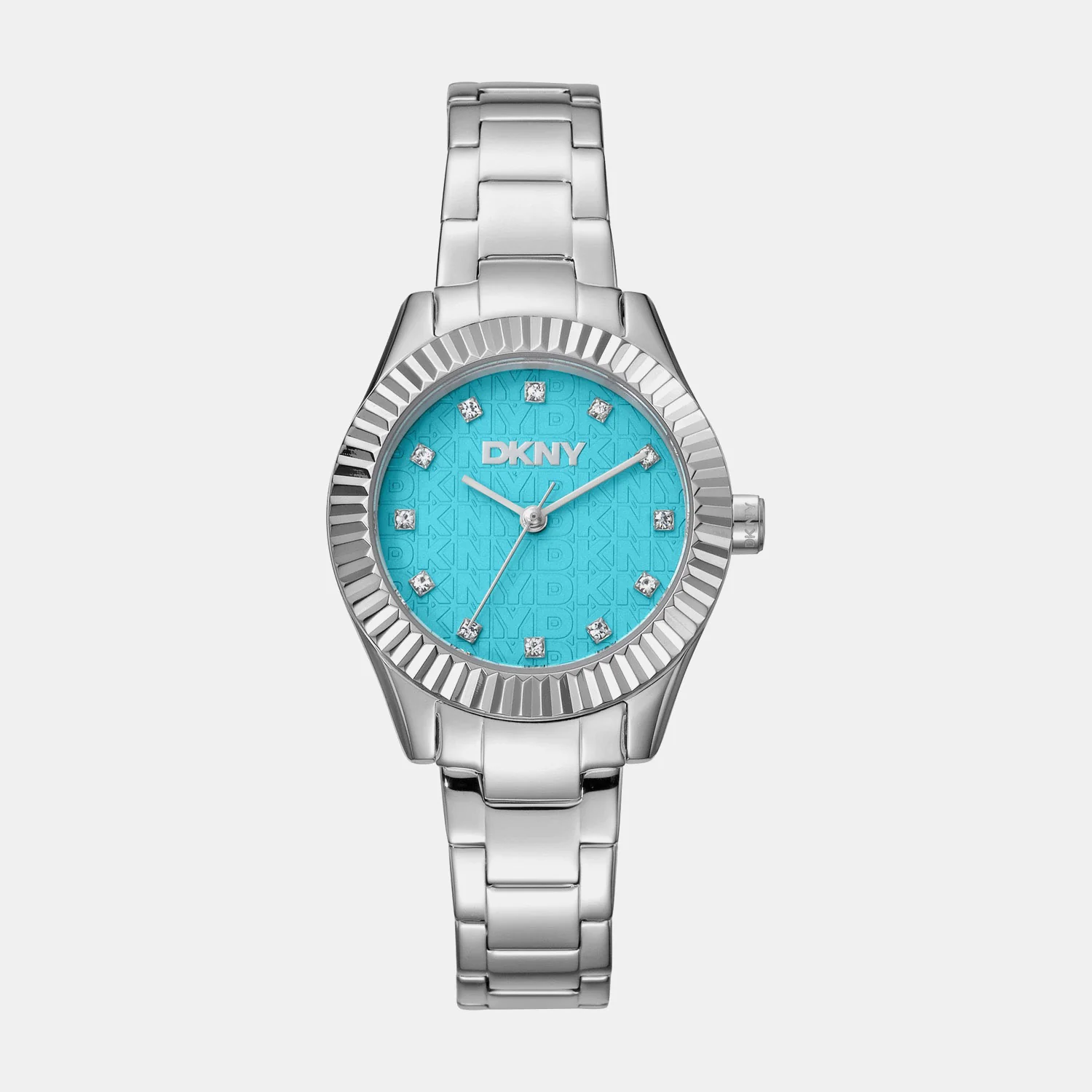 Chambers Glitz Women Quartz Blue Dial Analog Stainless Steel Watch DK1L017M0045