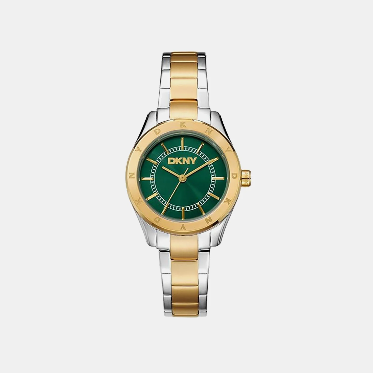 Chambers Sport Women Quartz Green Dial Analog Stainless Steel Watch DK1L018M0065