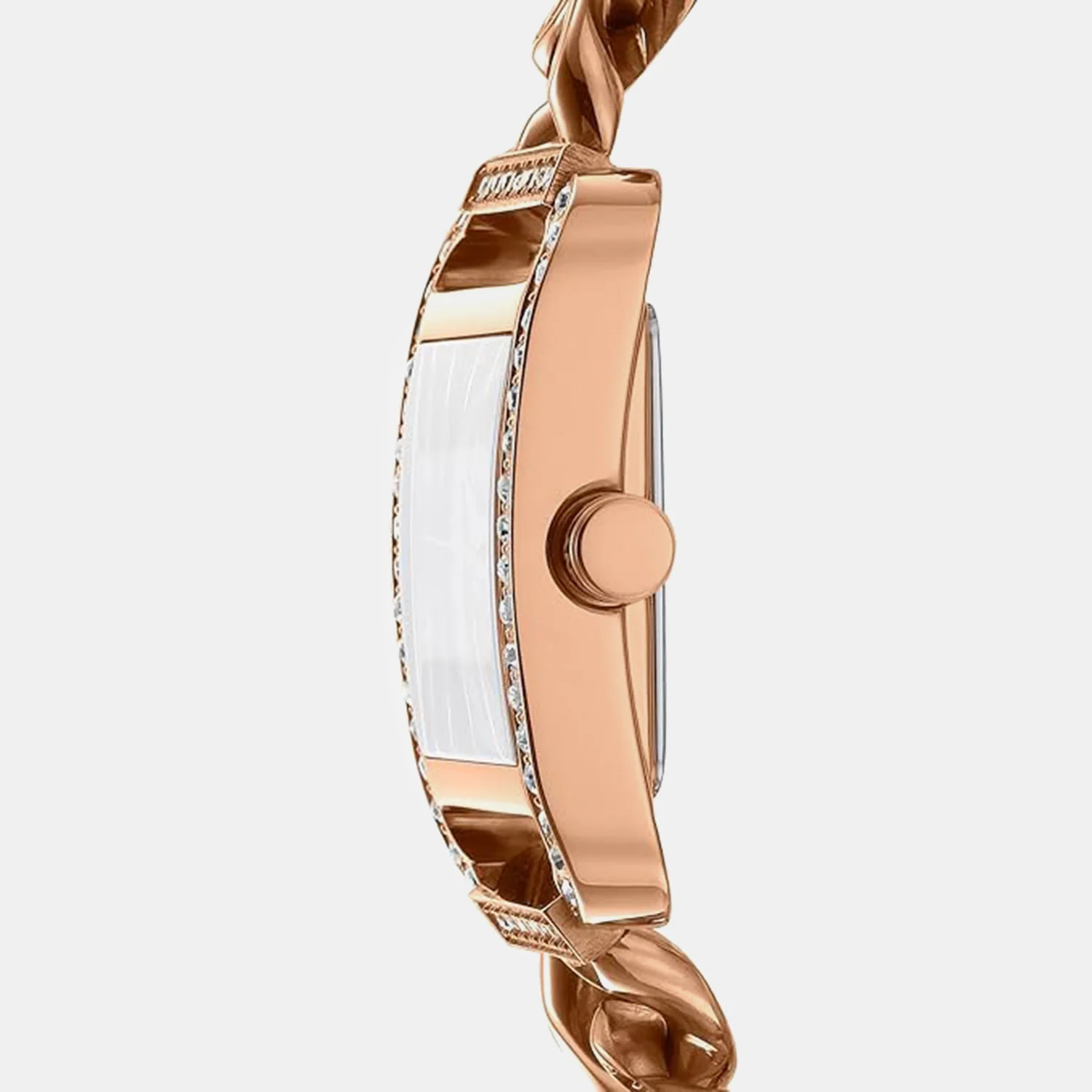 City Glitz Women Quartz White Mother Of Pearl Dial Analog Stainless Steel Watch DK1L080M0035 - Image 2
