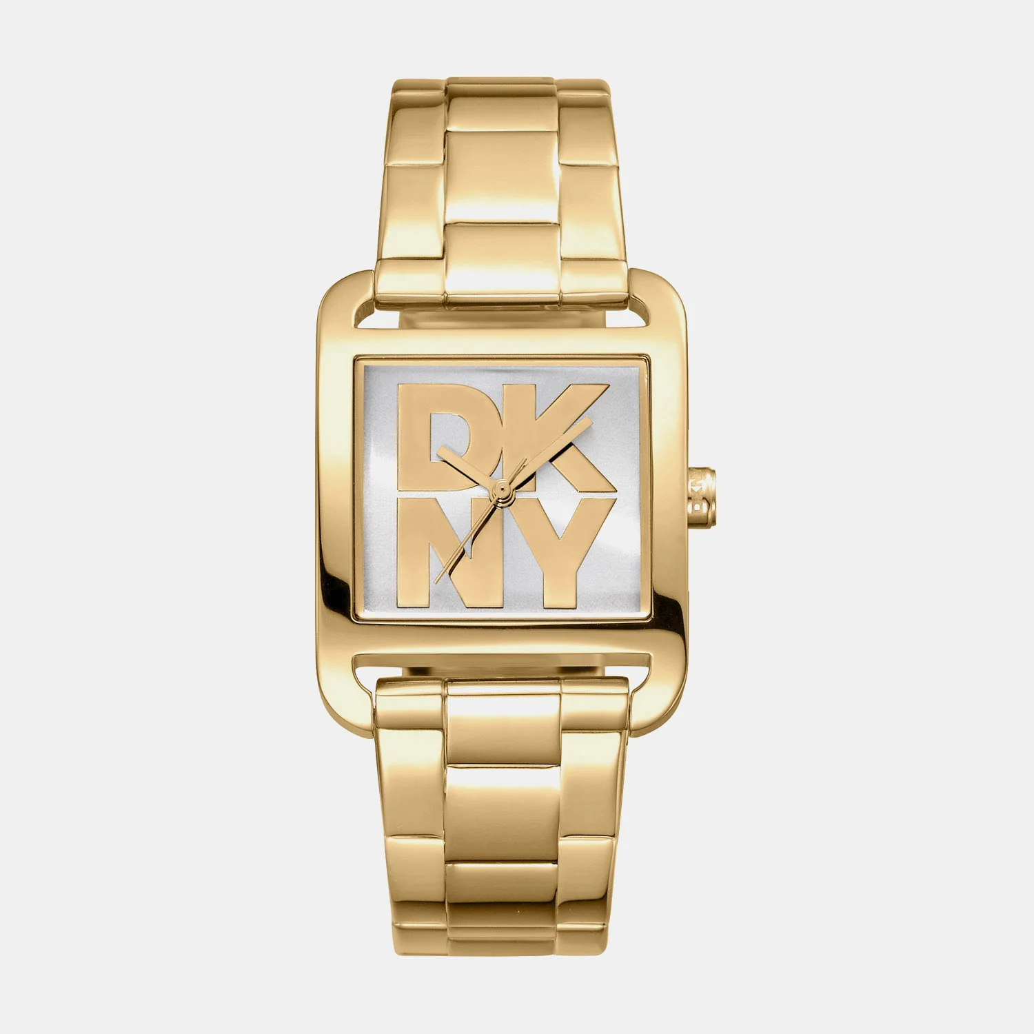 City Maxi Women Quartz Silver Dial Analog Stainless Steel Watch DK1L001M0045