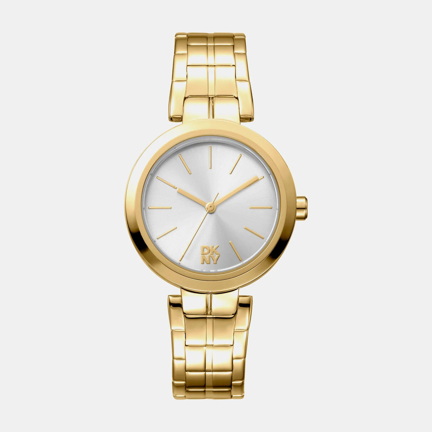 Downtown Midi Women Quartz Silver Dial Analog Stainless Steel Watch DK1L045M0055