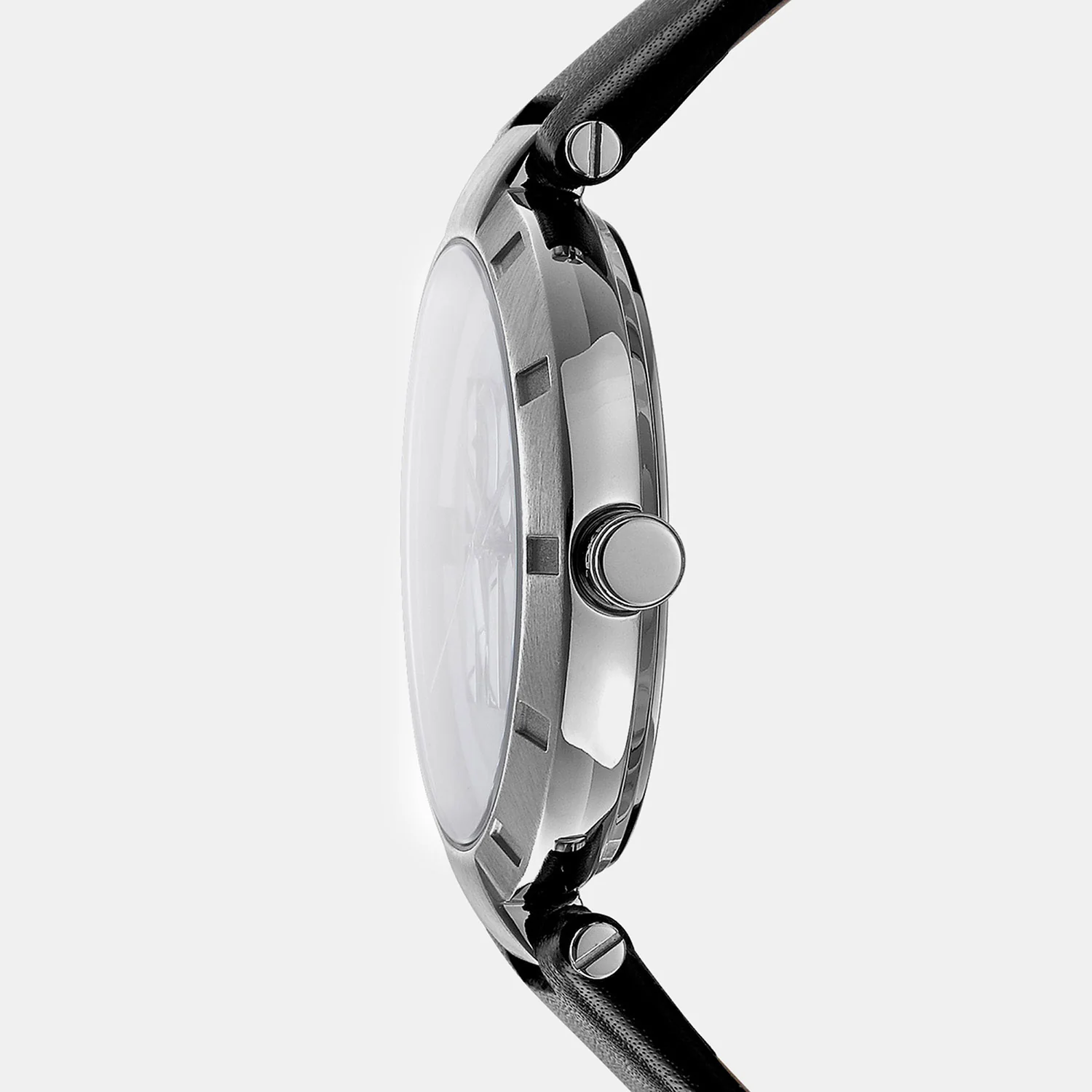 Essential Logo Women Quartz White Mother Of Pearl Dial Analog Leather Watch DK1L041L0015 - Image 3