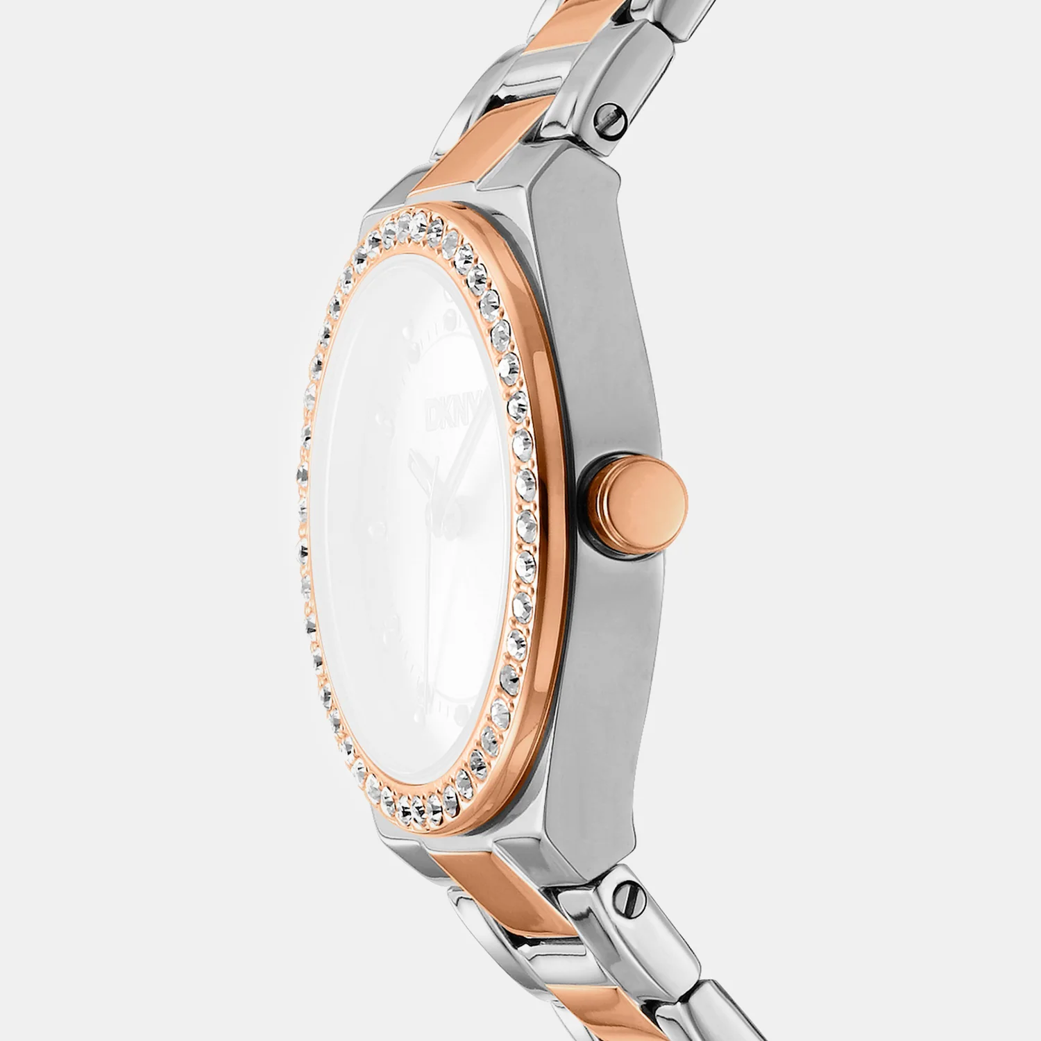 Evening Women Quartz Rose Gold Dial Analog Stainless Steel Watch DK1L100M0105 - Image 3