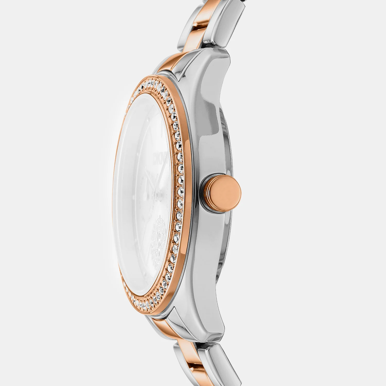 Evening Women Quartz White Mother Of Pearl Dial Multi-Function Stainless Steel Watch DK1L129M0095 - Image 2