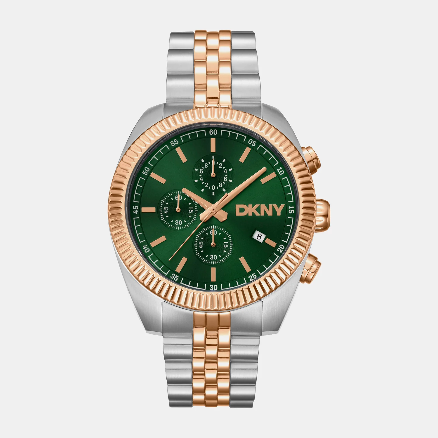 Everyday Men Quartz Green Dial Chronograph Stainless Steel Watch DK1G134M0075