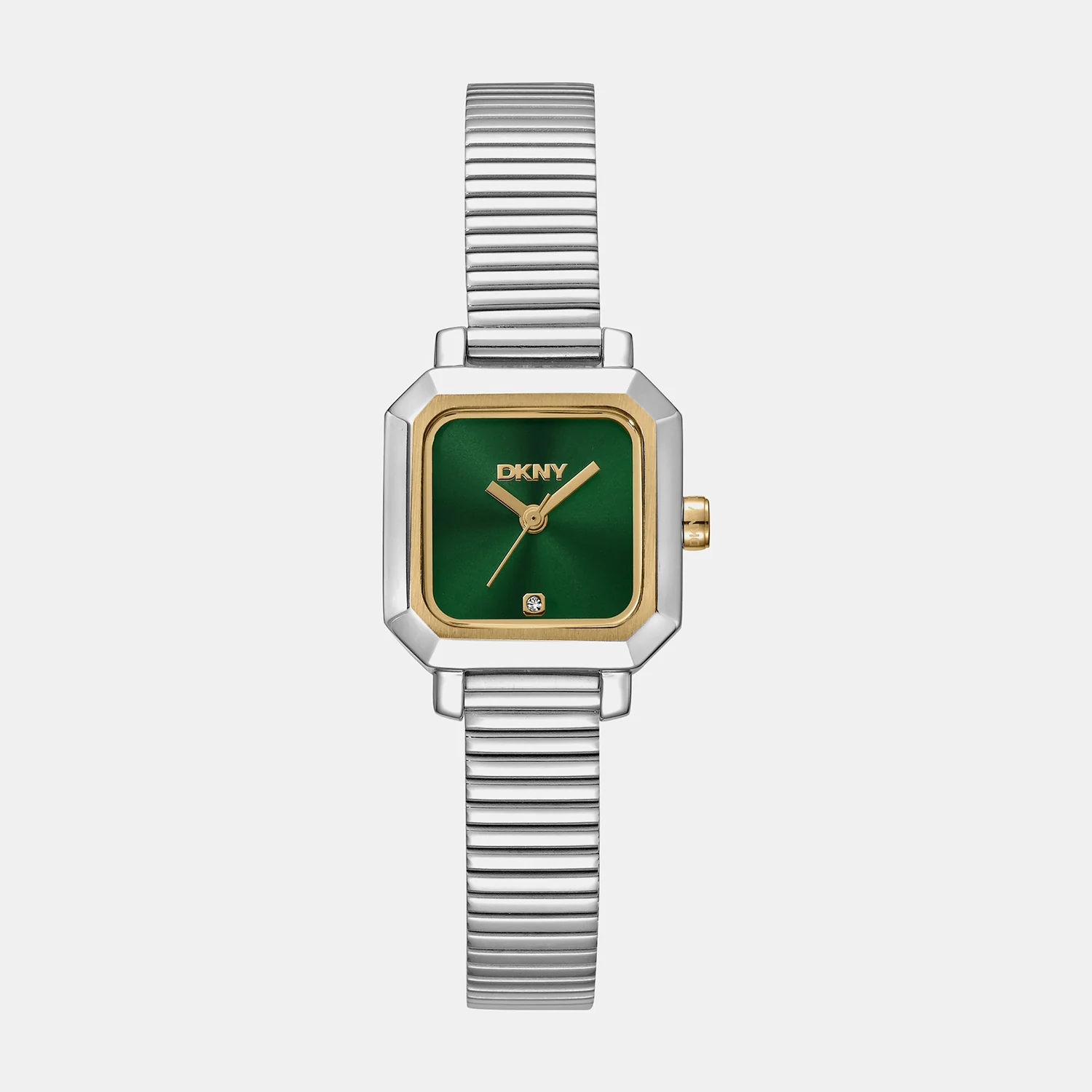 Everyday Women Quartz Dark Green Dial Analog Stainless Steel Watch DK1L123M0065