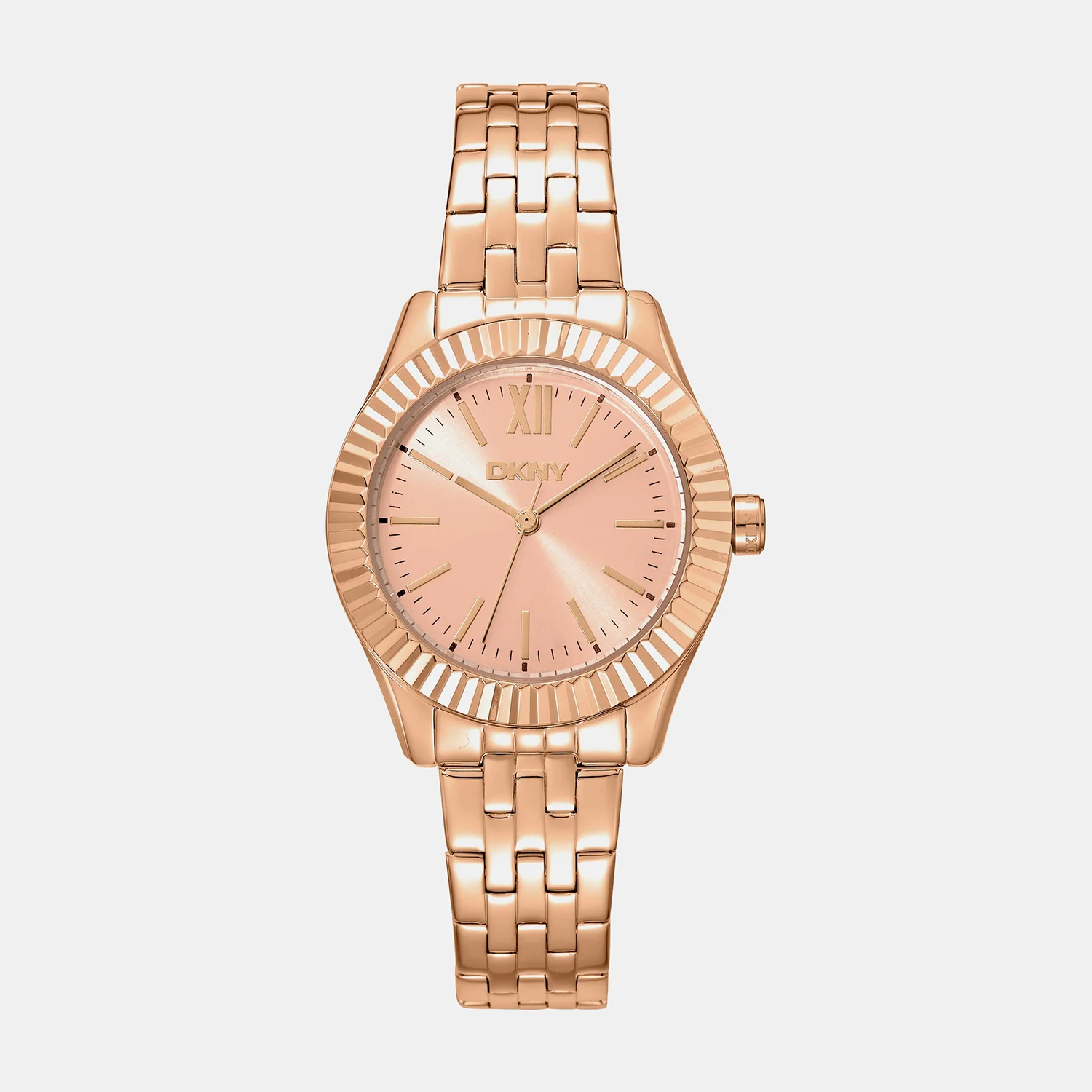 Everyday Women Quartz Rose Gold Dial Analog Stainless Steel Watch DK1L017M1075