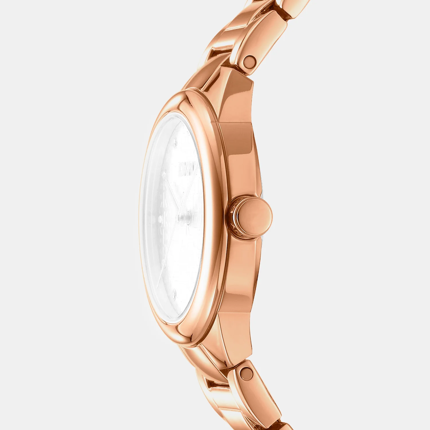Everyday Women Quartz Rose Gold Dial Analog Stainless Steel Watch DK1L110M0065 - Image 3