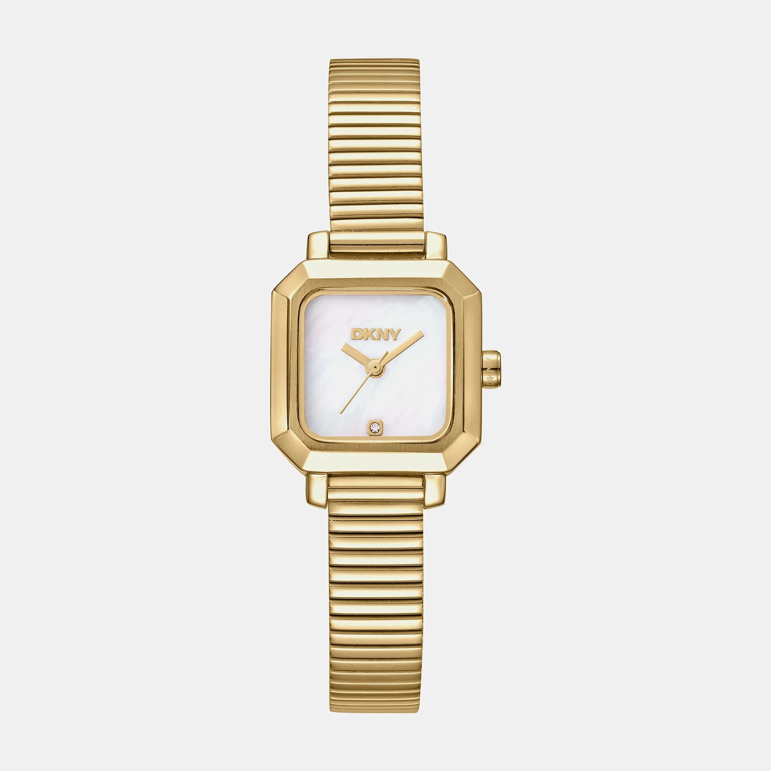 Everyday Women Quartz White Mother Of Pearl Dial Analog Stainless Steel Watch DK1L123M0035