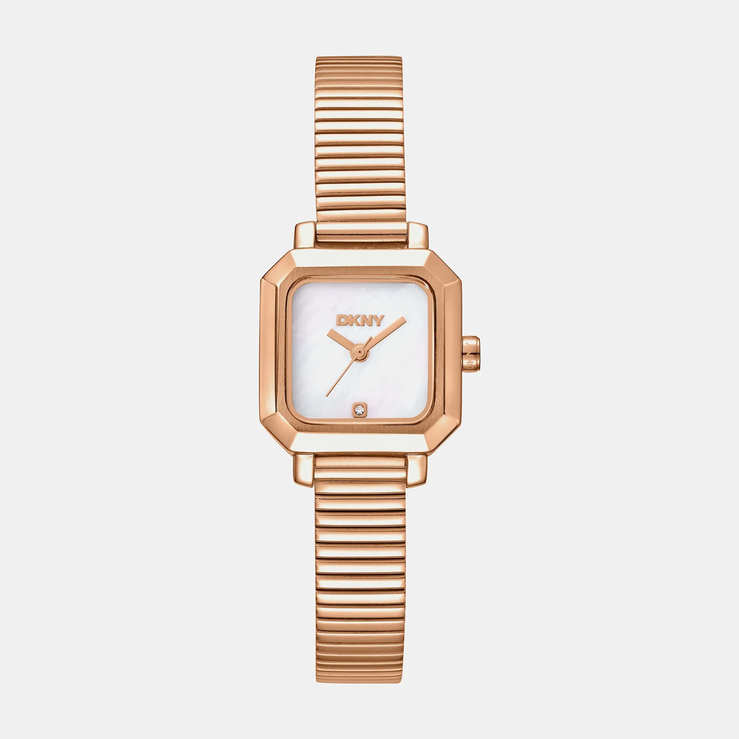 Everyday Women Quartz White Mother Of Pearl Dial Analog Stainless Steel Watch DK1L123M0055