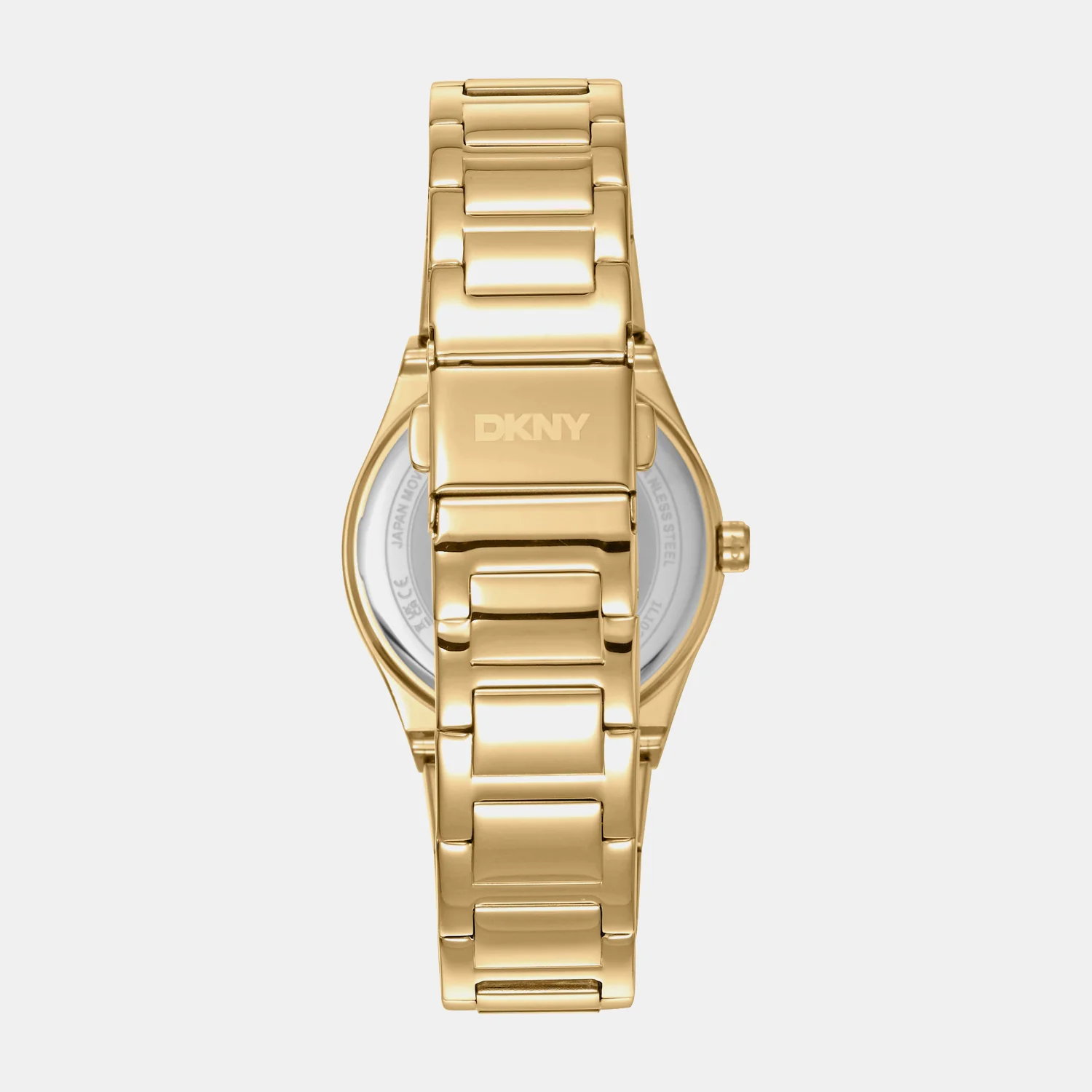 Logo Women Quartz Champagne Dial Analog Stainless Steel Watch DK1L102M0035 - Image 2