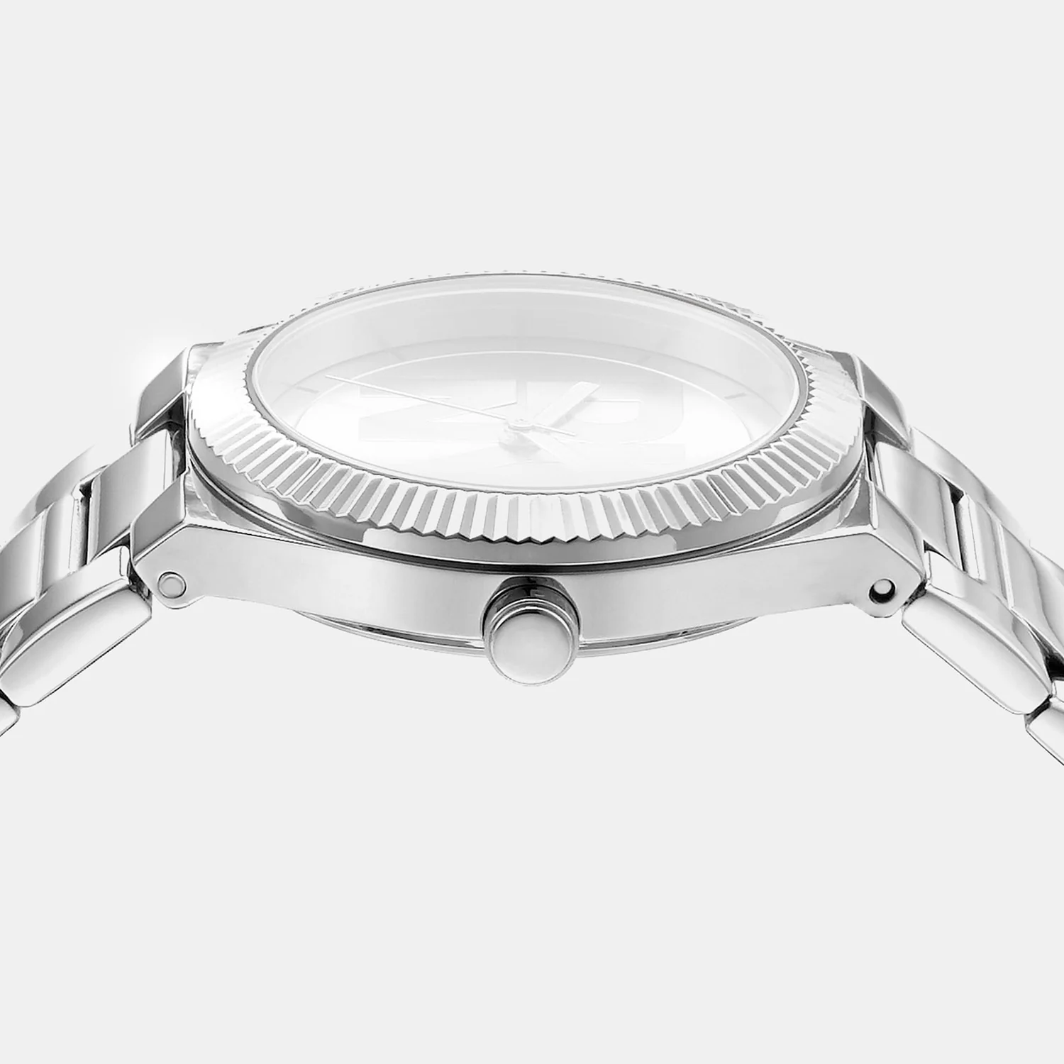 Logo Women Quartz Silver Dial Analog Stainless Steel Watch DK1L102M0215 - Image 3