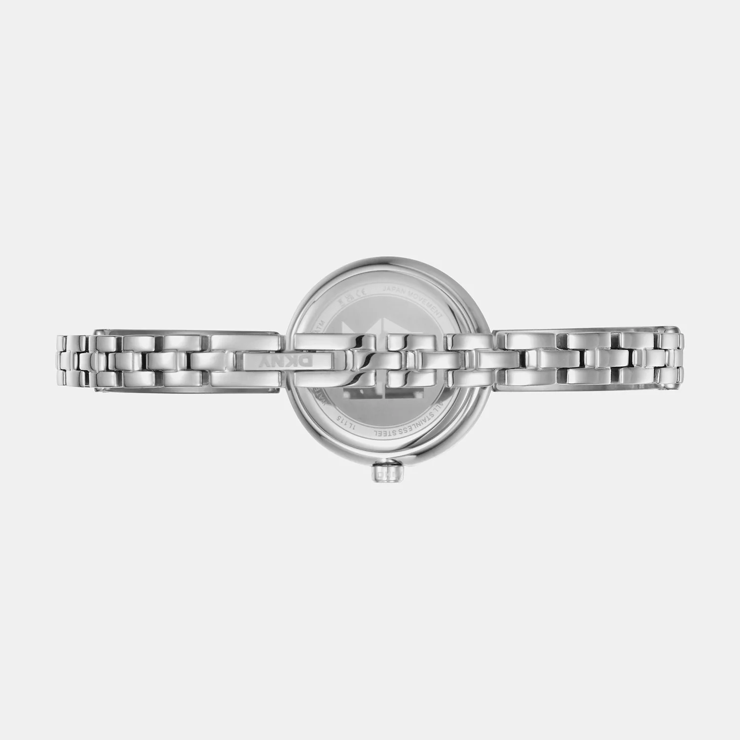Logo Women Quartz White Mother Of Pearl Dial Analog Stainless Steel Watch DK1L115M0215 - Image 2