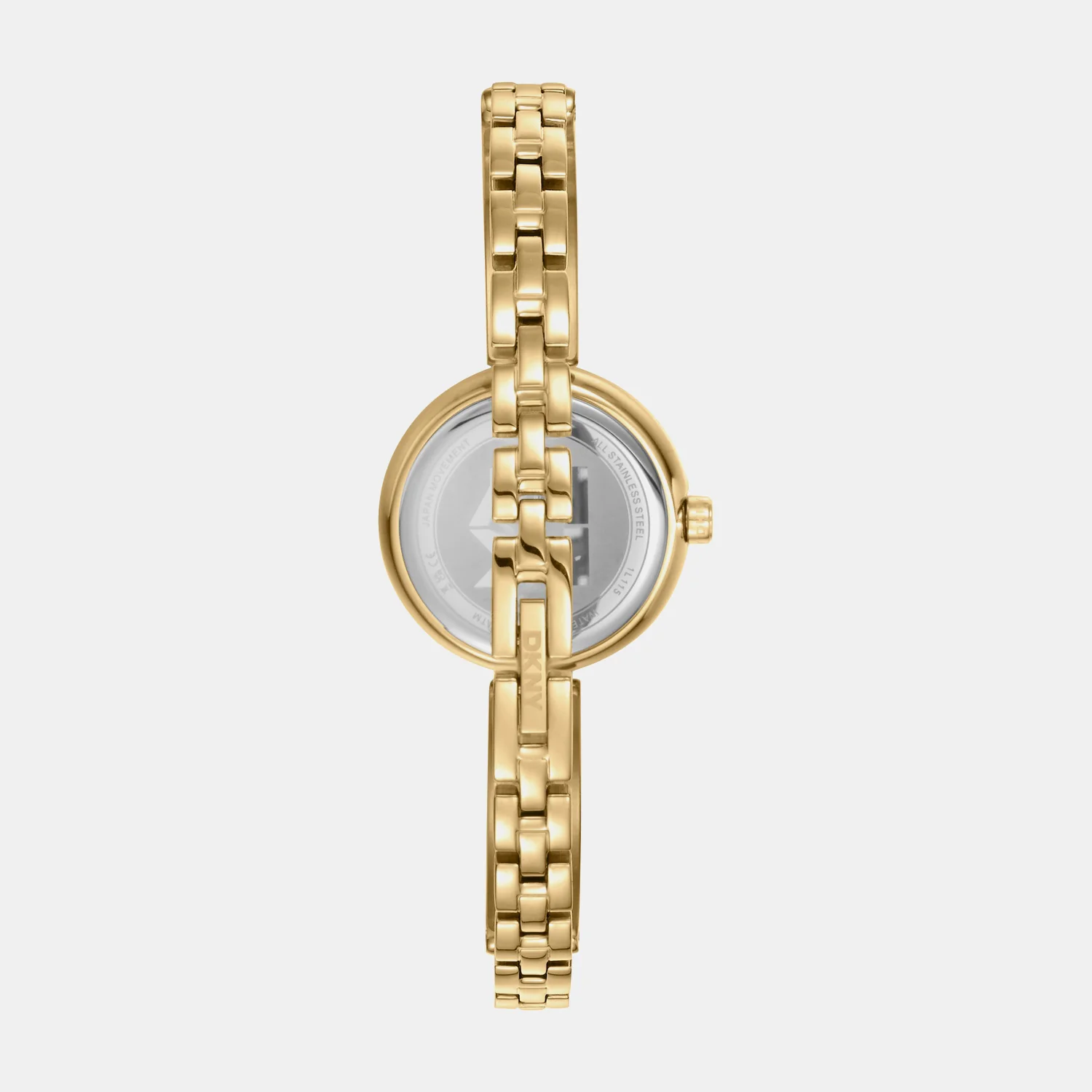 Logo Women Quartz White Mother Of Pearl Dial Analog Stainless Steel Watch DK1L115M0225 - Image 2