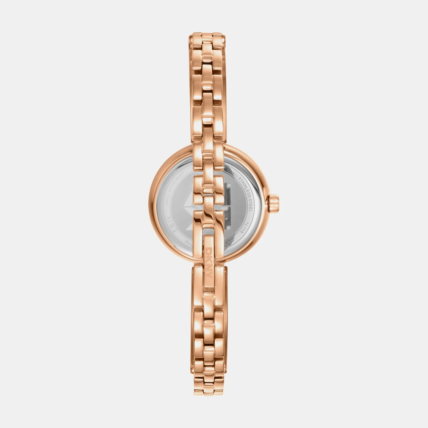 Logo Women Quartz White Mother Of Pearl Dial Analog Stainless Steel Watch DK1L115M0235 - Image 2