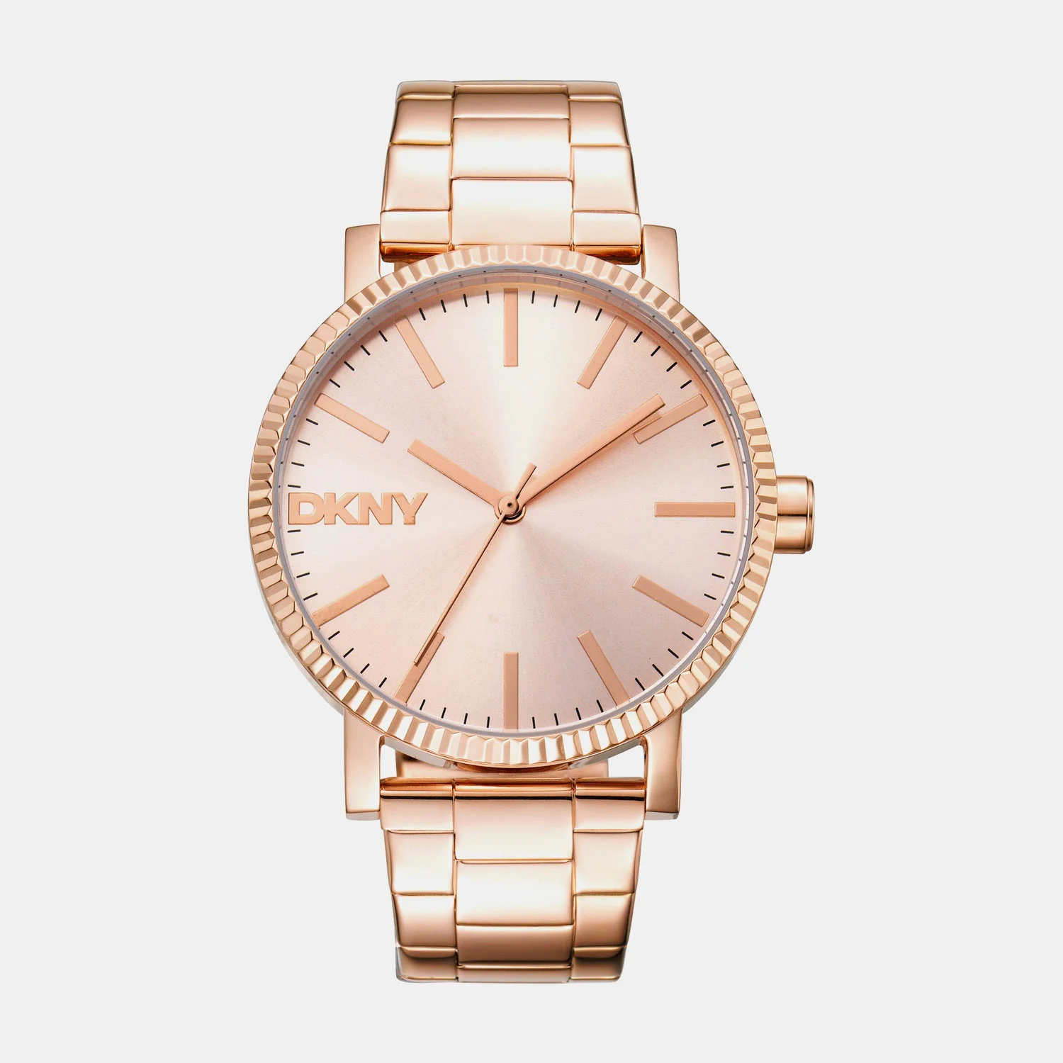 Soho Maxi Women Quartz Rose Gold Dial Analog Stainless Steel Watch DK1L034M0065
