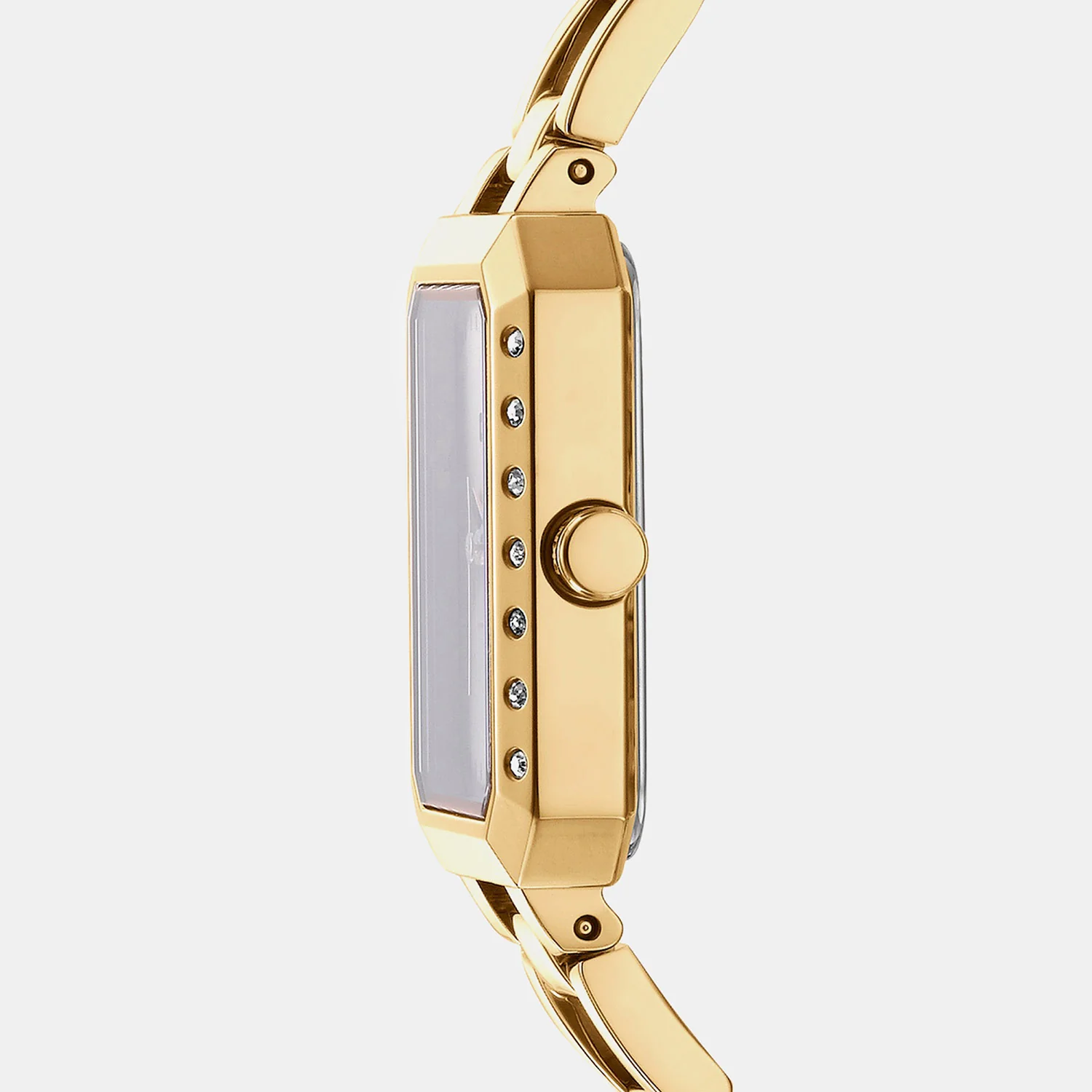 Uptown Glitz Women Quartz Champagne Dial Analog Stainless Steel Watch DK1L010M0025 - Image 3