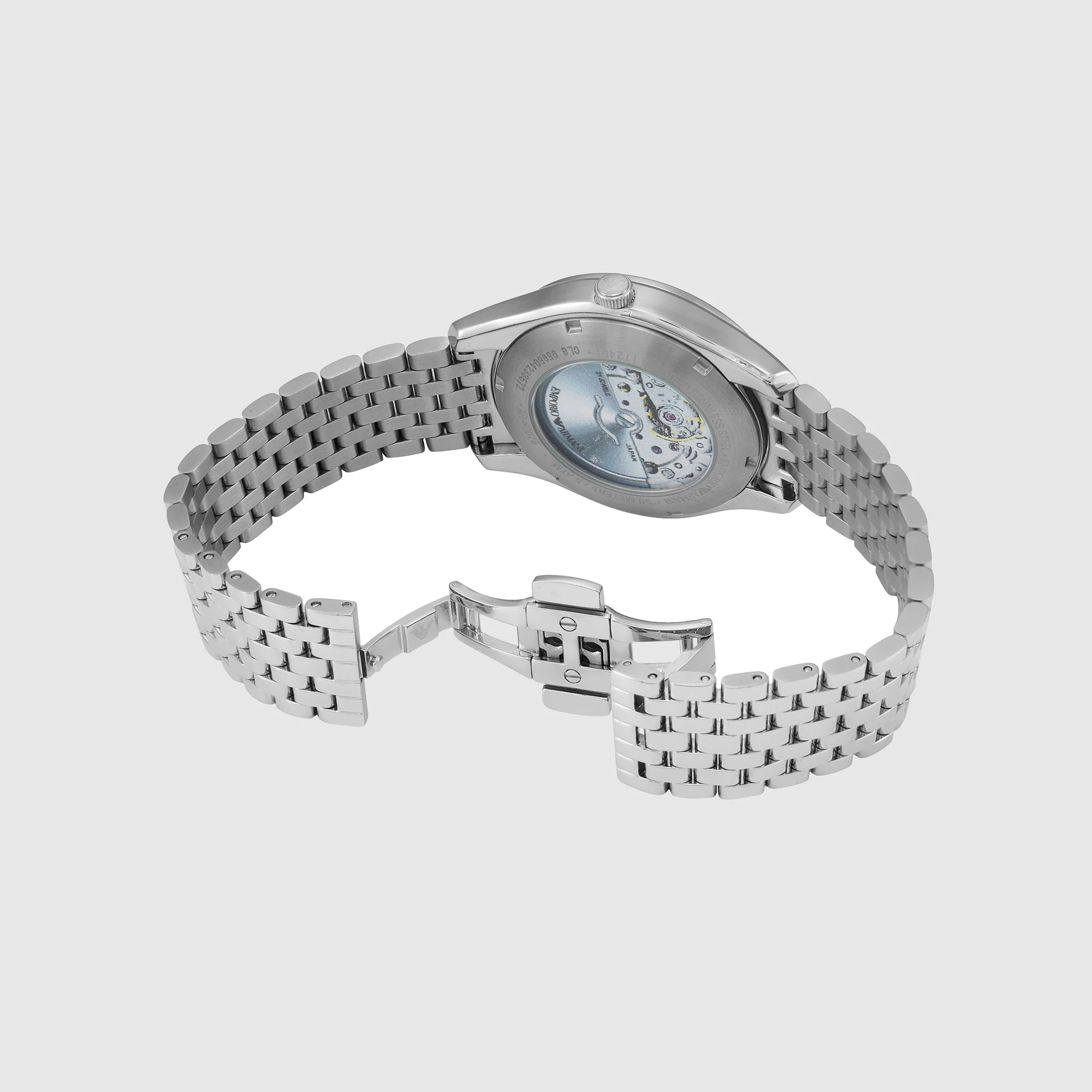 Antonio Men Automatic White Dial Analog Stainless Steel Watch AR60076 - Image 3