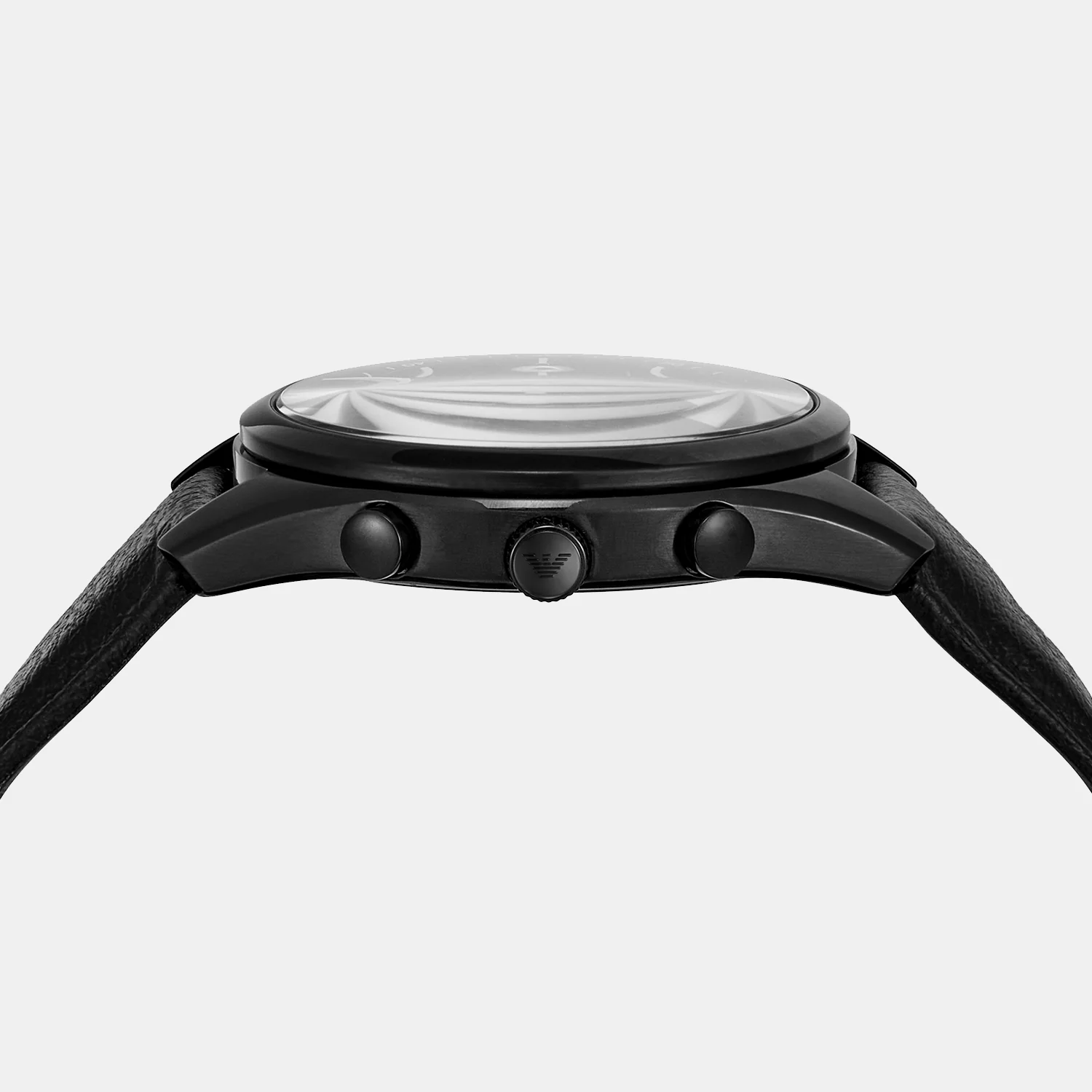 Antonio Men Quartz Black Dial Chronograph Leather Watch AR11583 - Image 5