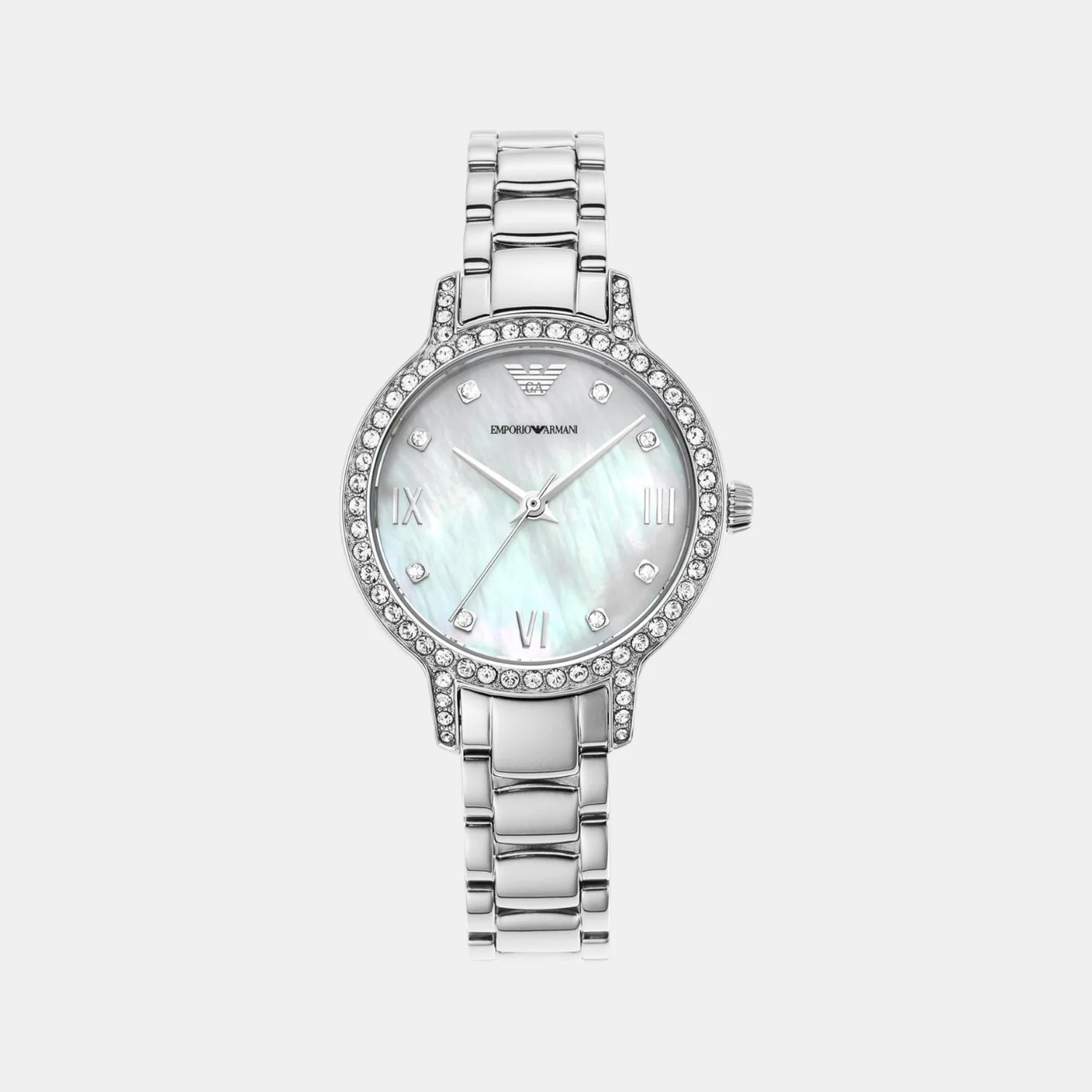 Cleo Women Quartz Mother Of Pearl Dial Analog Stainless Steel Watch AR11484