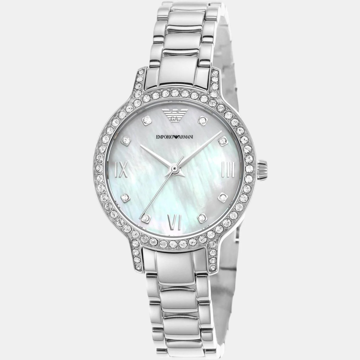 Cleo Women Quartz Mother Of Pearl Dial Analog Stainless Steel Watch AR11484 - Image 3