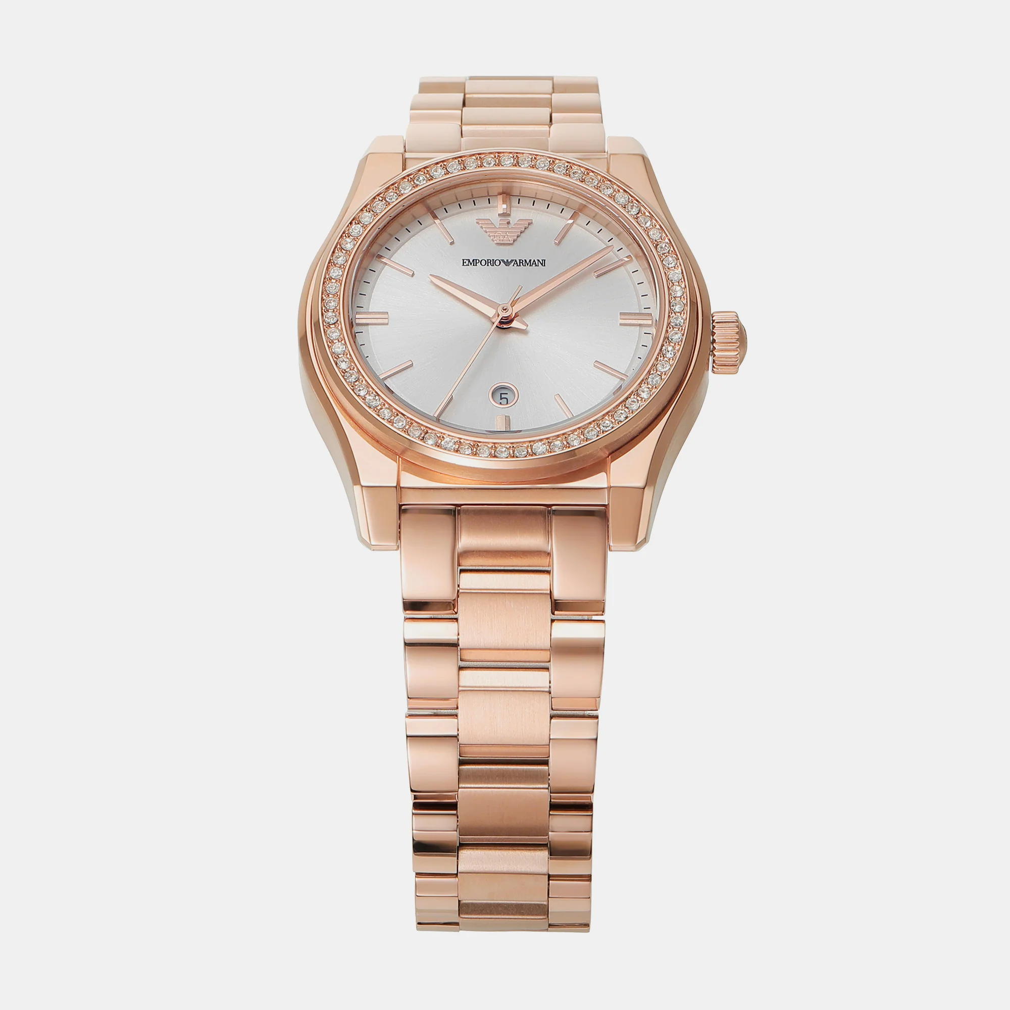 Federica Women Quartz Silver Dial Analog Stainless Steel Watch AR11558 - Image 3