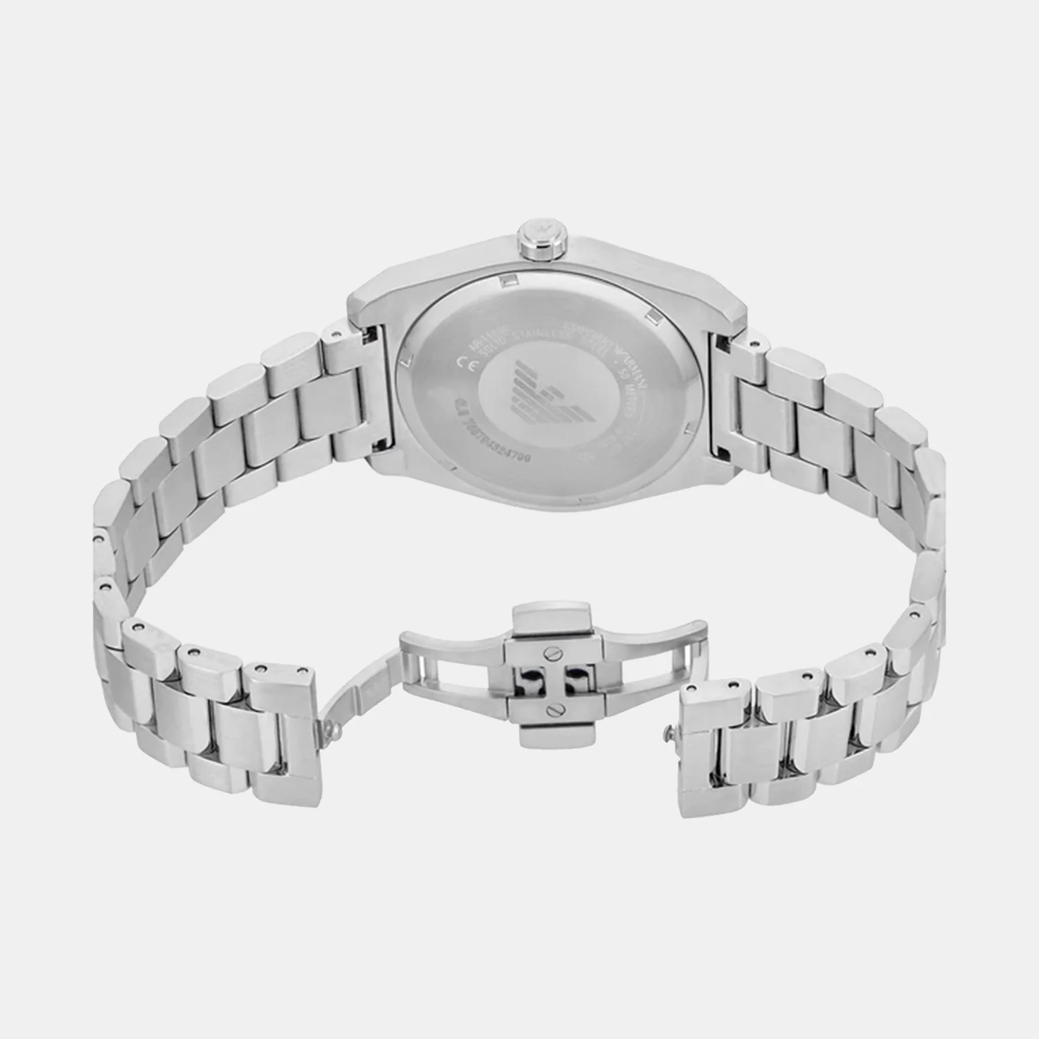 Federico Men Quartz Blue Dial Analog Stainless Steel Watch AR11620 - Image 3