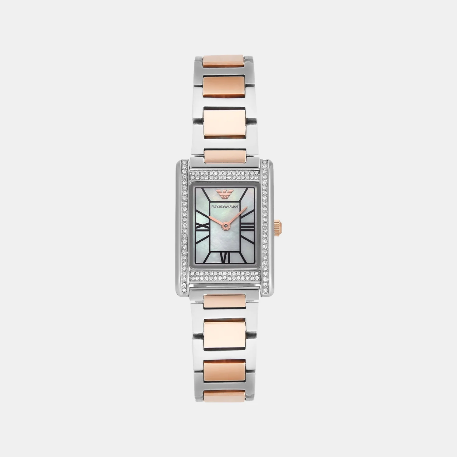 Genni Women Quartz Mother Of Pearl Dial Analog Stainless Steel Watch AR11626