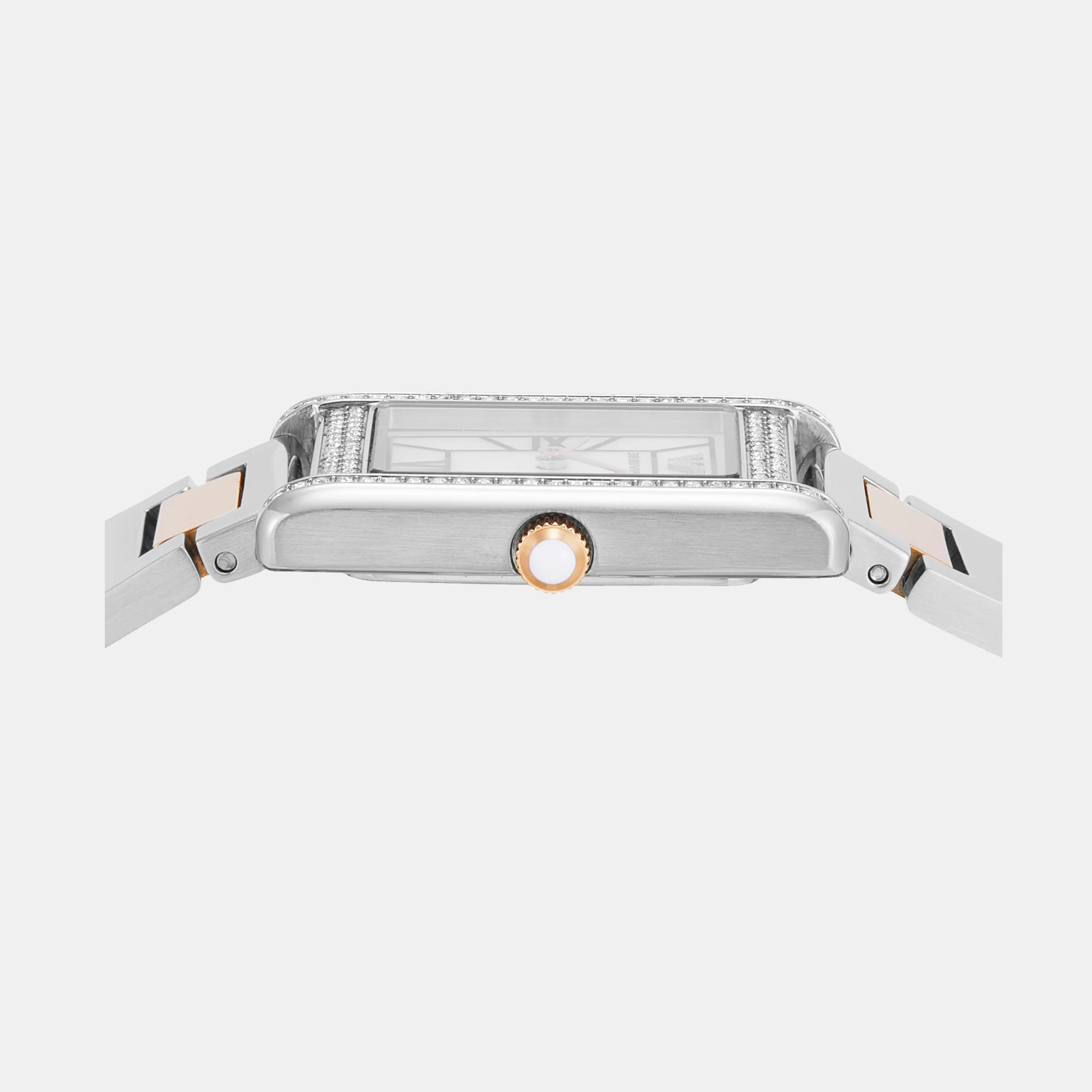 Genni Women Quartz Mother Of Pearl Dial Analog Stainless Steel Watch AR11626 - Image 3