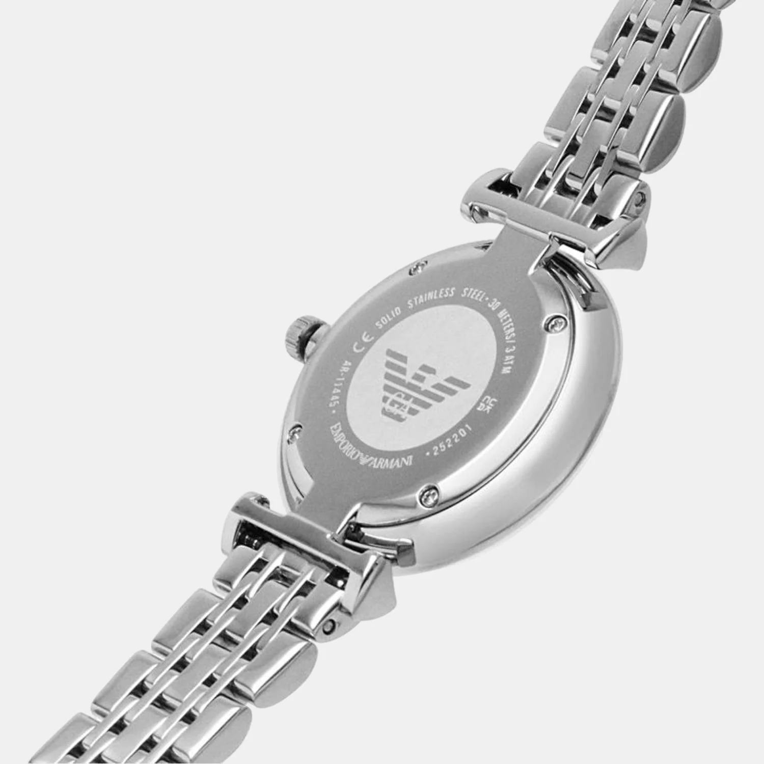 Gianni T-Bar Women Quartz Silver Dial Analog Stainless Steel Watch AR11445 - Image 5