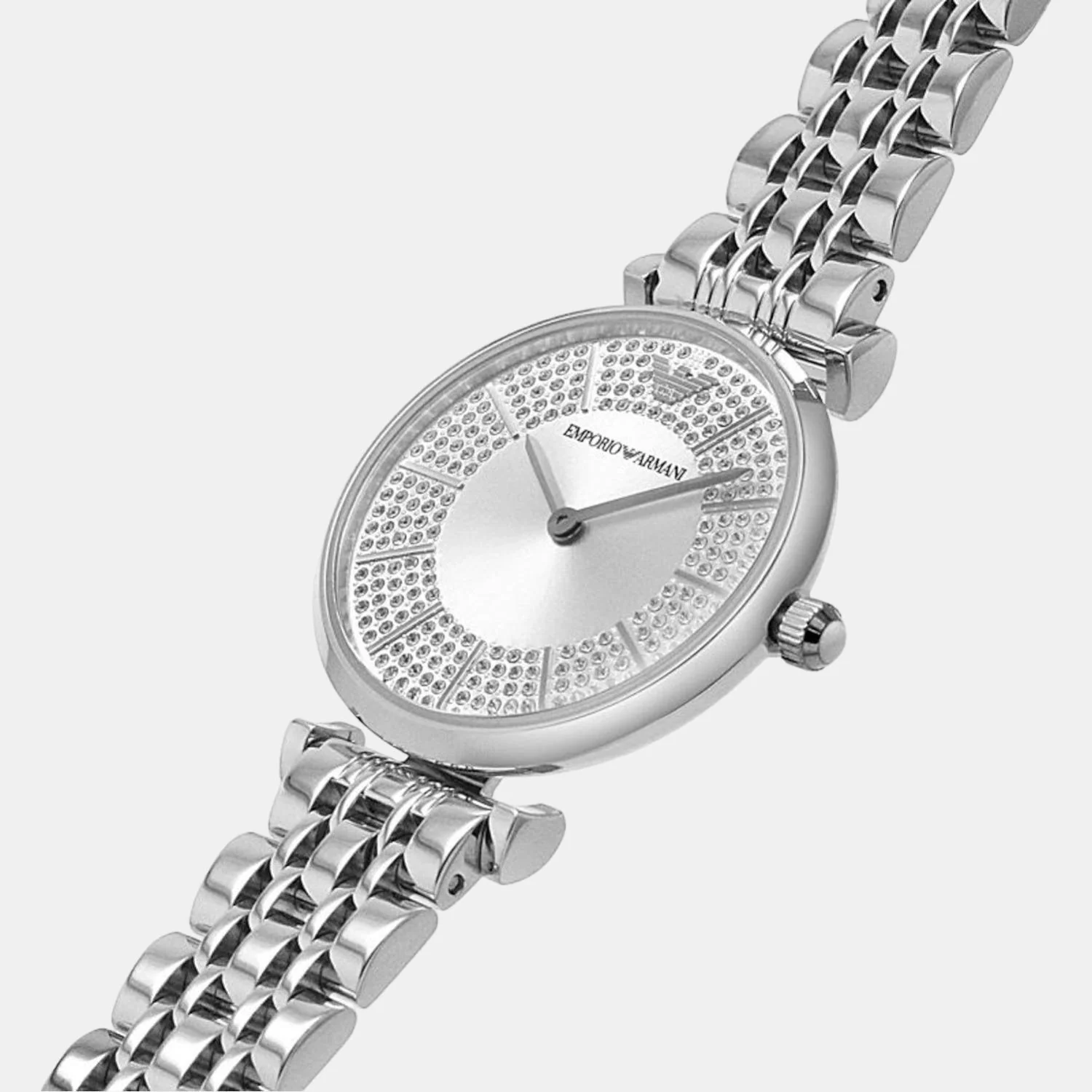 Gianni T-Bar Women Quartz Silver Dial Analog Stainless Steel Watch AR11445 - Image 6