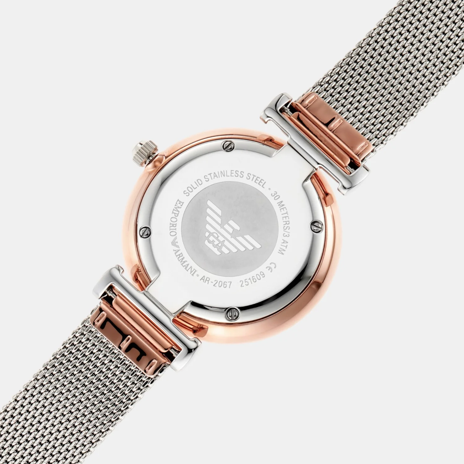 Gianni T-Bar Women Quartz White Mother Of Pearl Dial Analog Stainless Steel Watch AR2067 - Image 3