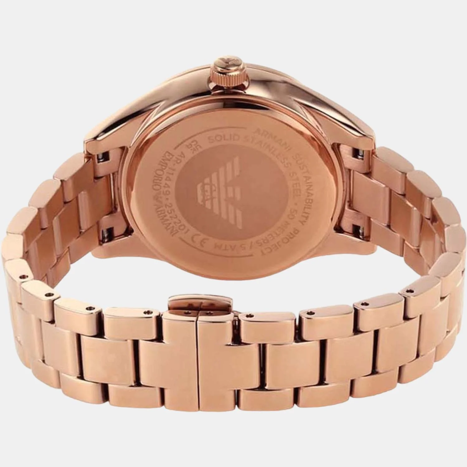 Leo Women Quartz Blue Dial Analog Stainless Steel Watch AR11449 - Image 2