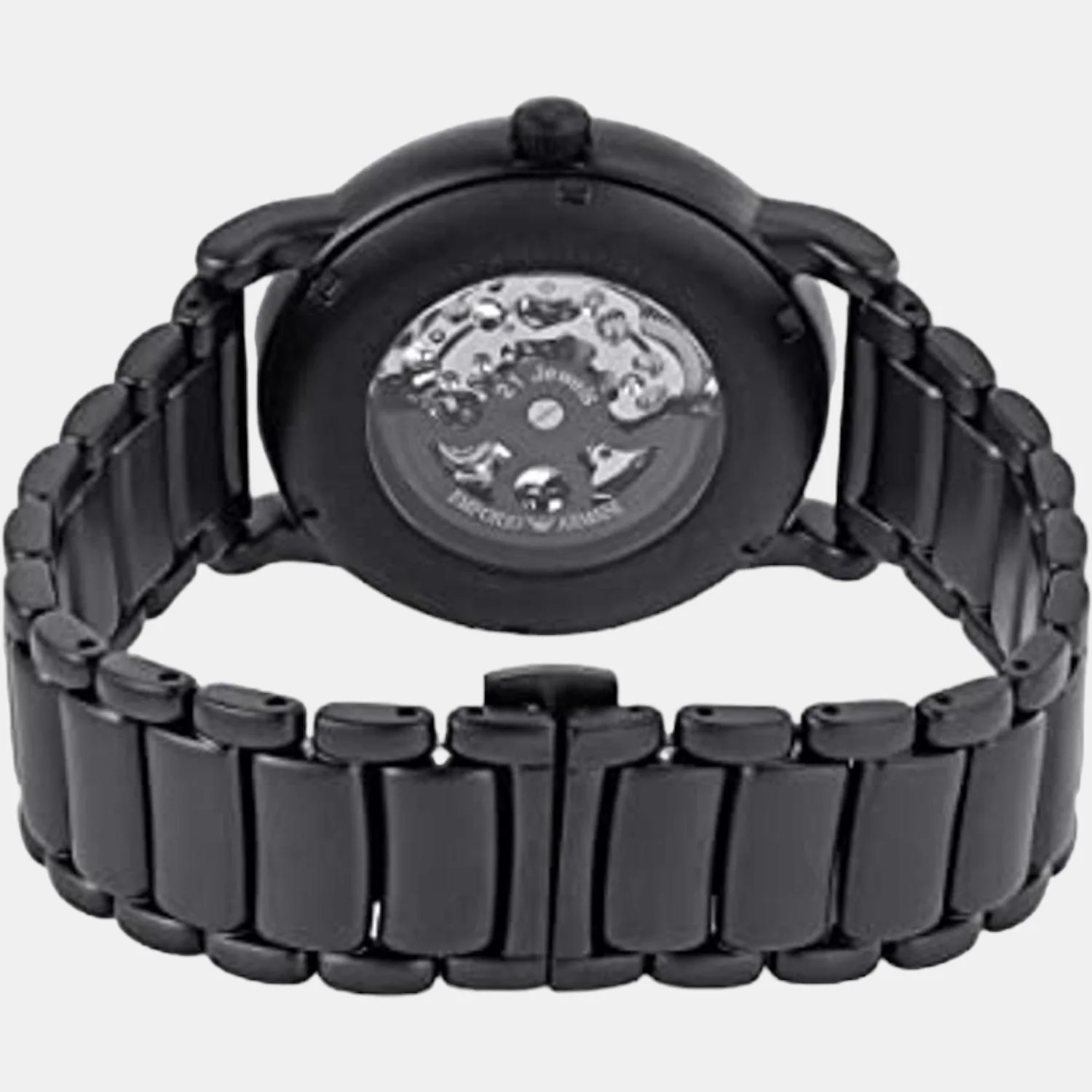 Men Automatic Black Dial Analog Stainless Steel Watch AR60045 - Image 3