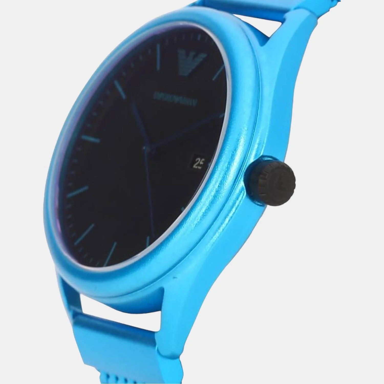 Men Quartz Black Dial Analog Stainless Steel Watch AR11328 - Image 2