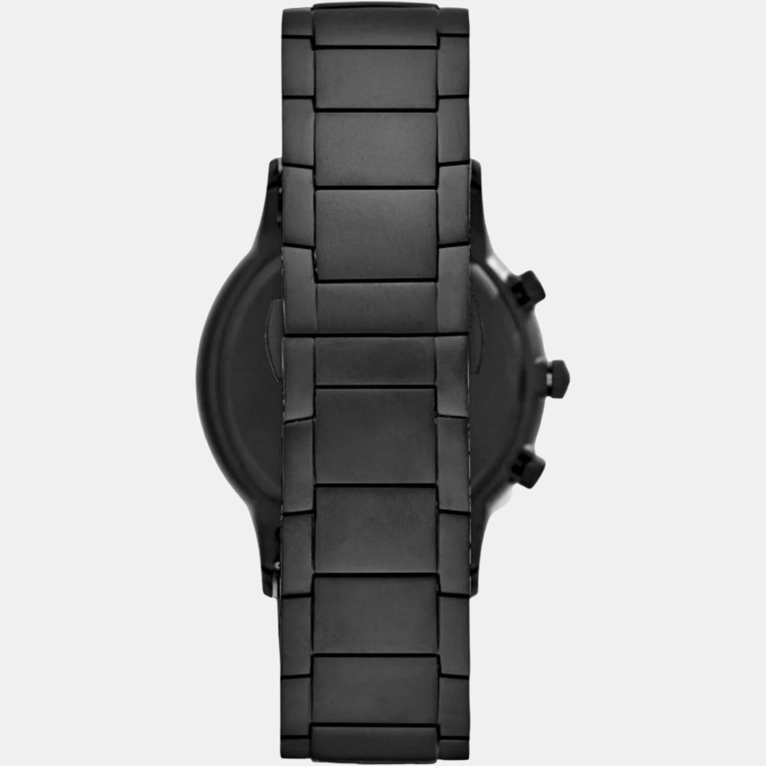 Men Quartz Black Dial Chronograph Stainless Steel Watch AR11275 - Image 3