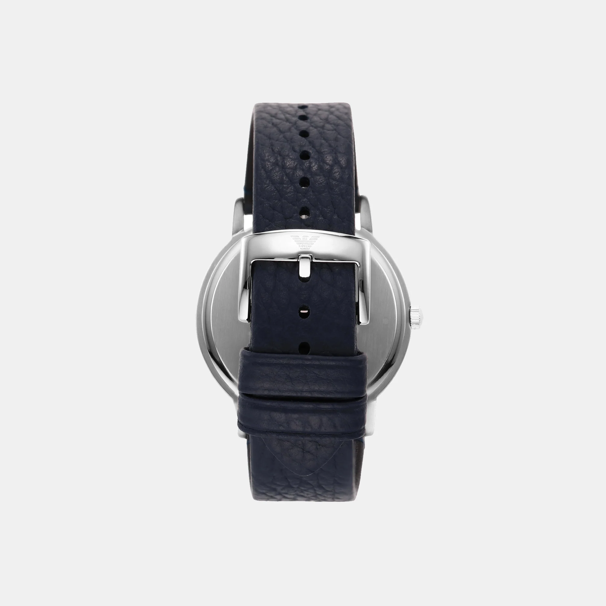 Men Quartz Blue Dial Analog Leather Watch AR11012 - Image 6