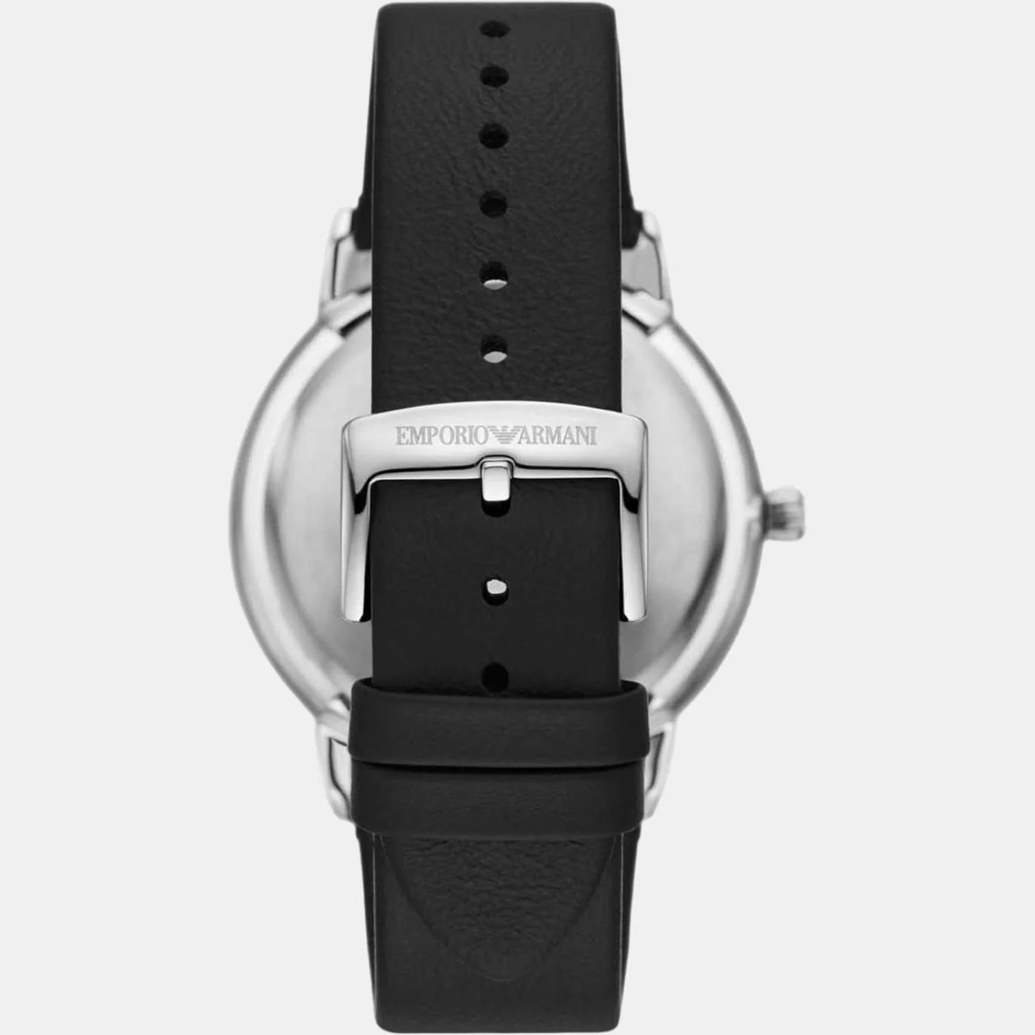 Men Quartz Green Dial Analog Leather Watch AR11509 - Image 3