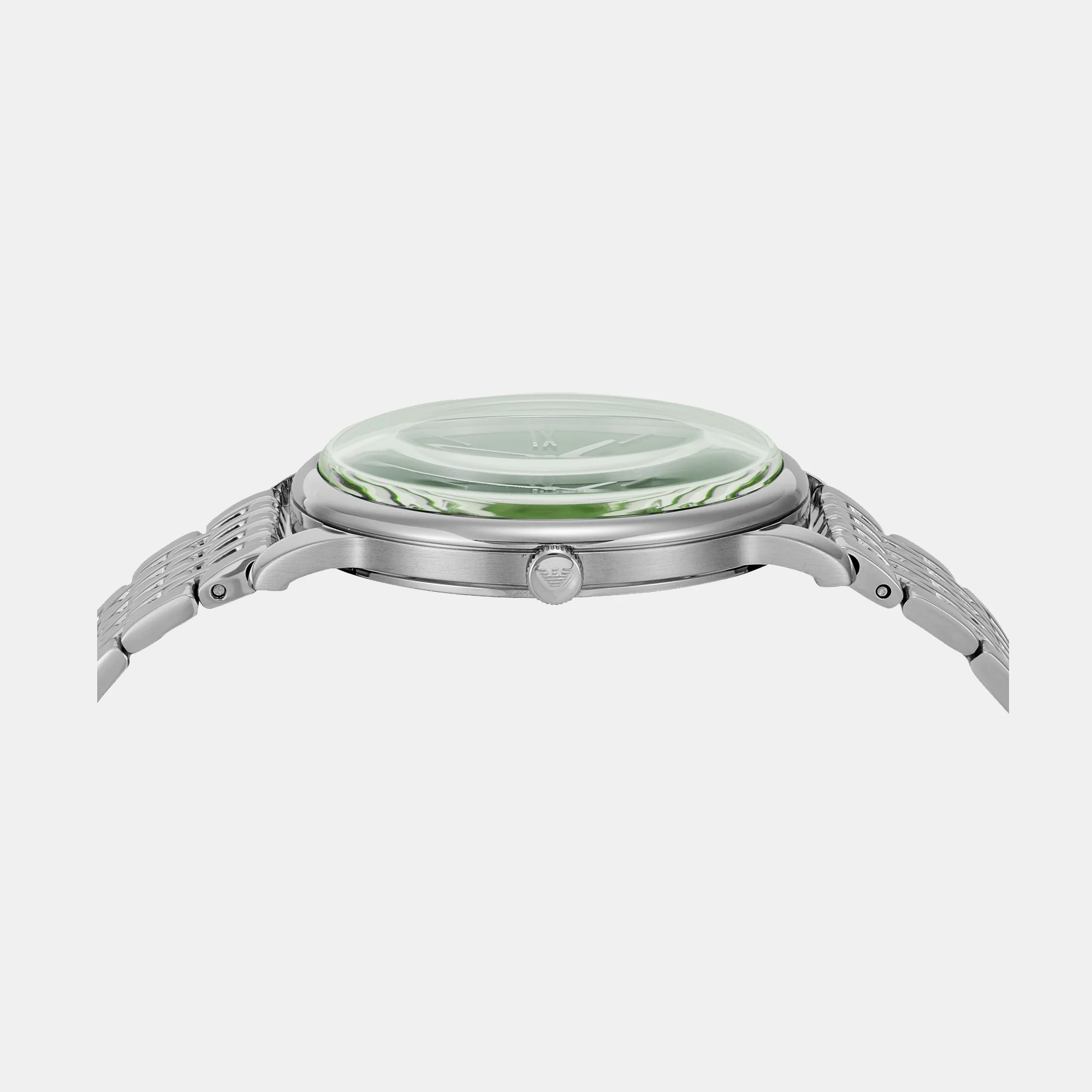 Men Quartz Green Dial Analog Stainless Steel Watch AR11644 - Image 3